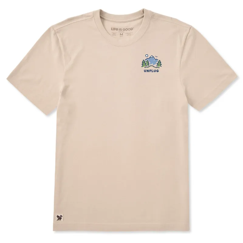 Men's Unplug Mountain Short Sleeve Tee sold by Life is Good