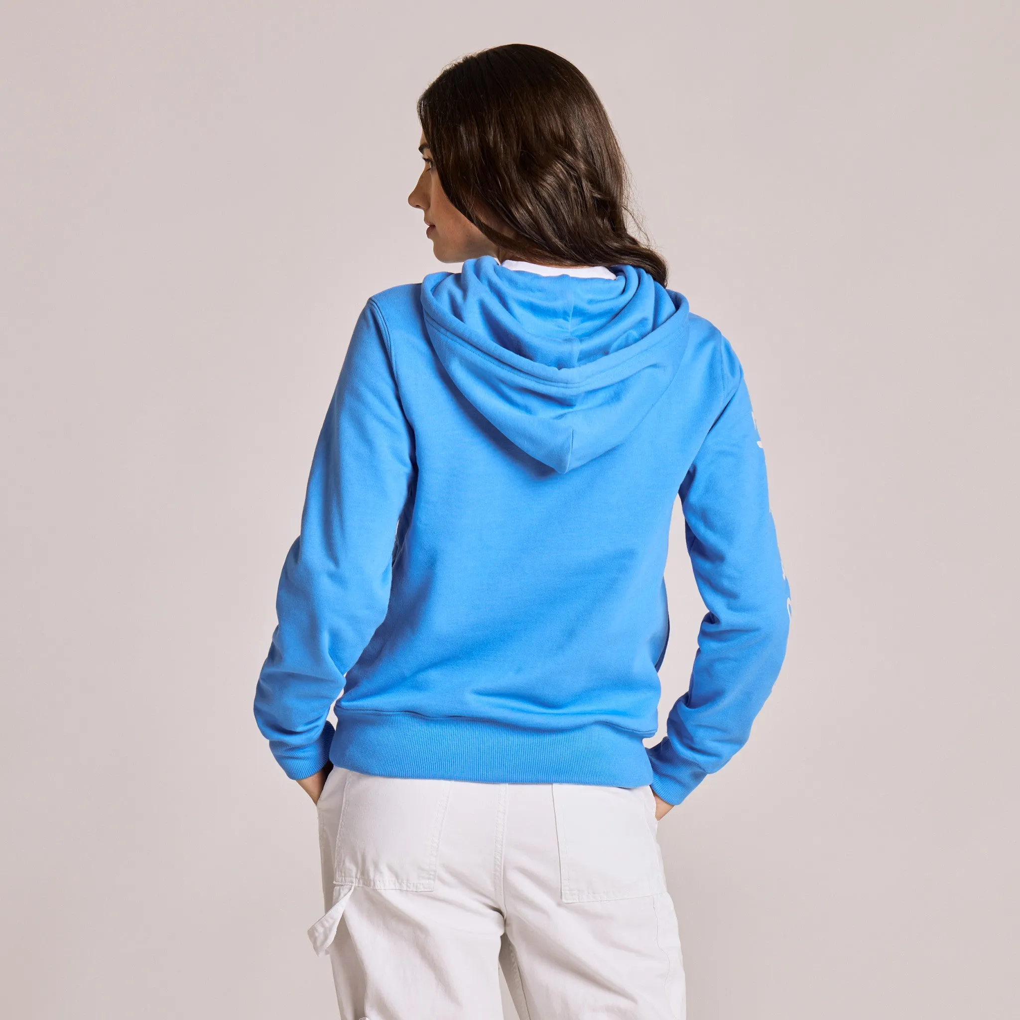 Women's Life is Good Crafty Wordmark Good Vibes Zip Hoodie sold by Life is Good product image thumbnail 3