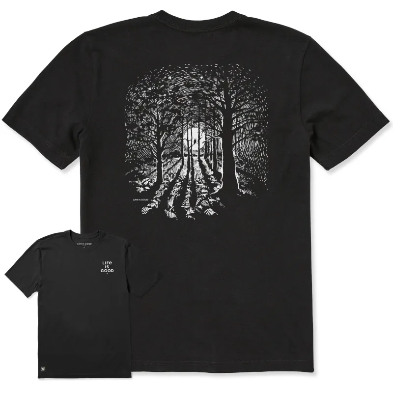 Men's Forest Glow Short Sleeve Crusher Tee made by Life is Good