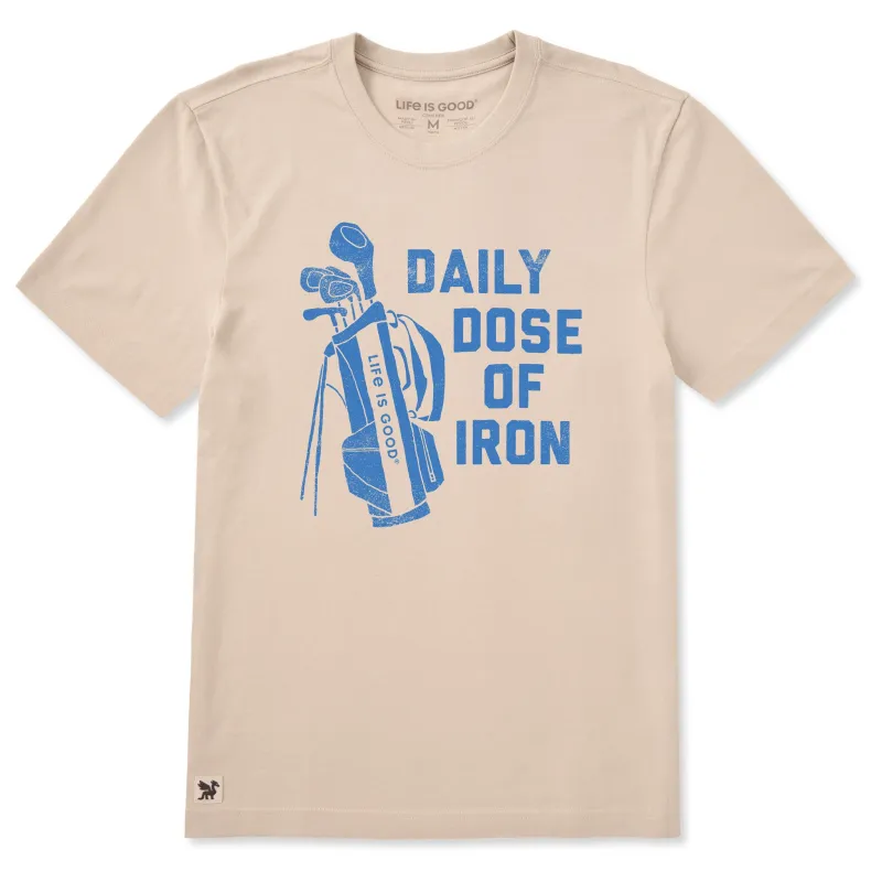 Men's Daily Dose Golf Bag Short Sleeve Tee made by Life is Good