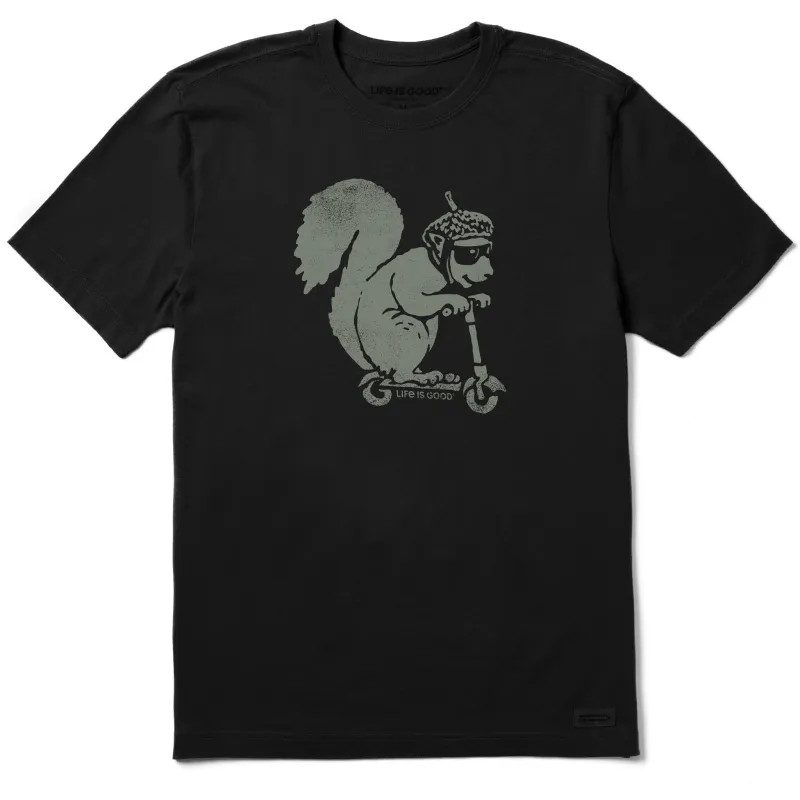 Men's Squirrel Scooter Short Sleeve Crusher-LITE Tee made by Life is Good