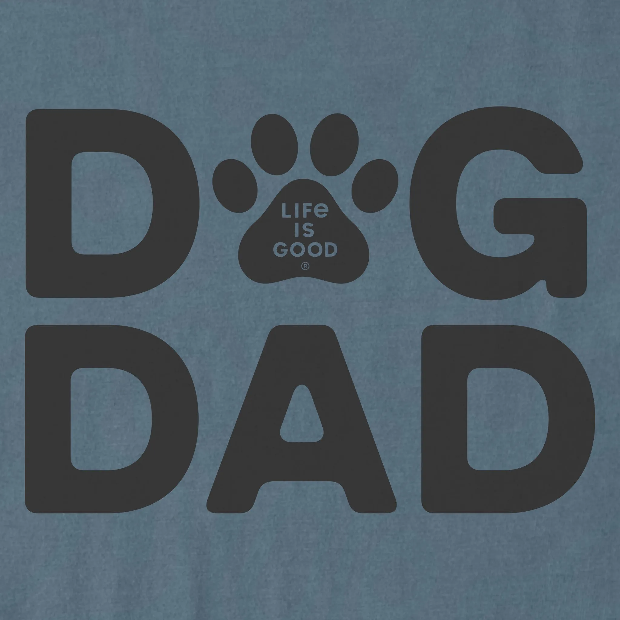 Men's Paw Dog Dad Short Sleeve Crusher-LITE Tee sold by Life is Good product image thumbnail 2