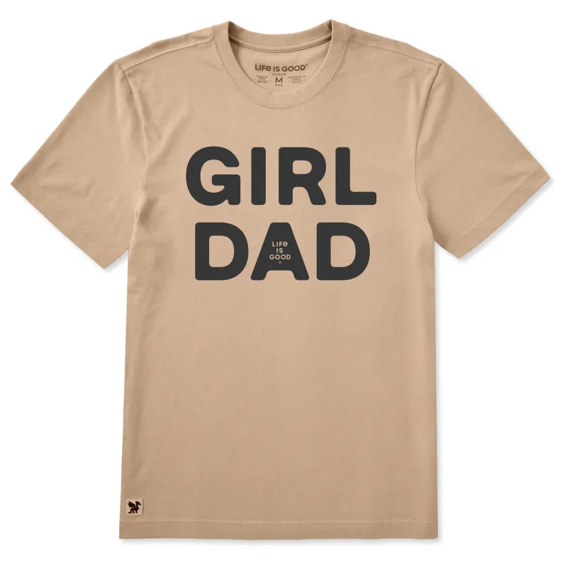 Men's Girl Dad Stacked Short Sleeve Crusher-LITE Tee made by Life is Good