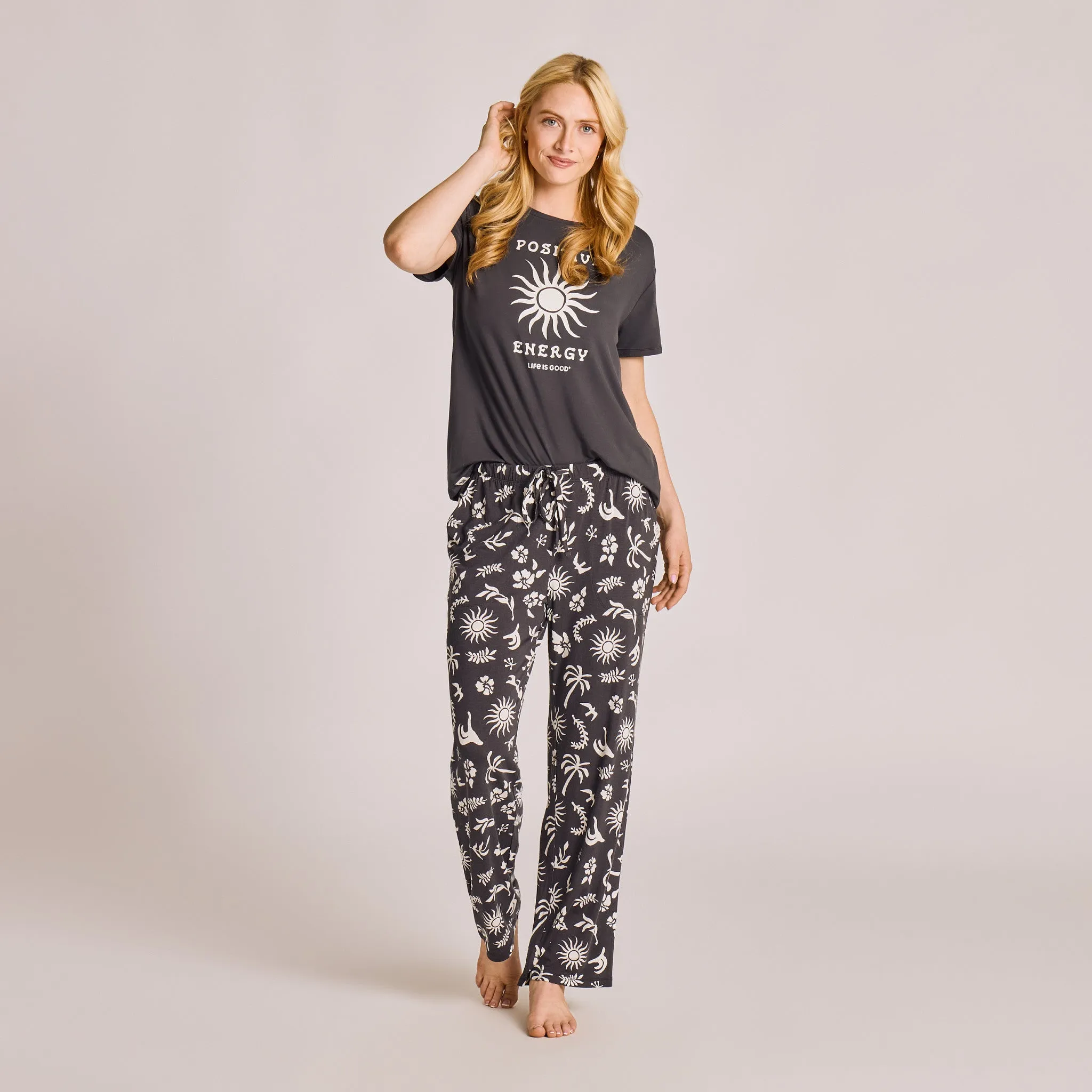 Women's Positive Energy Sun Lightweight Sleep Tee sold by Life is Good product image thumbnail 5