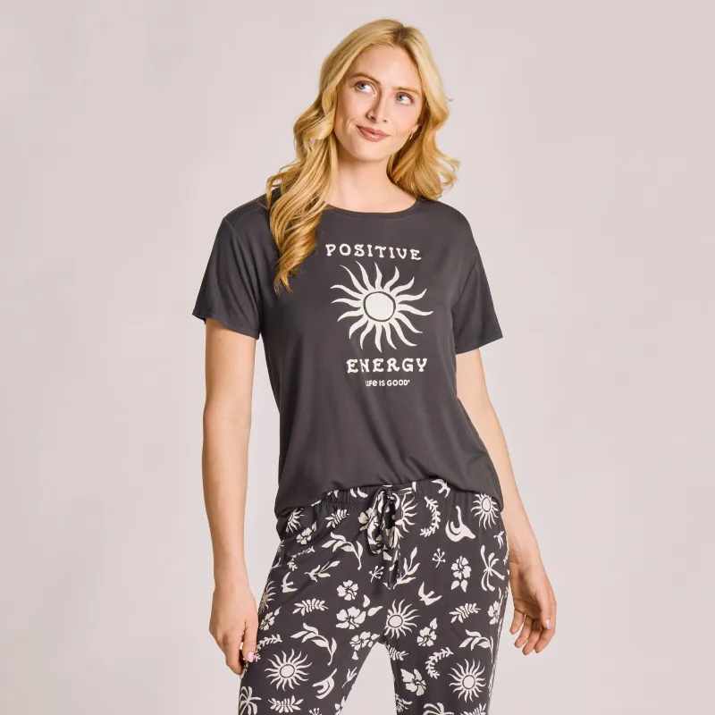 Women's Positive Energy Sun Lightweight Sleep Tee made by Life is Good