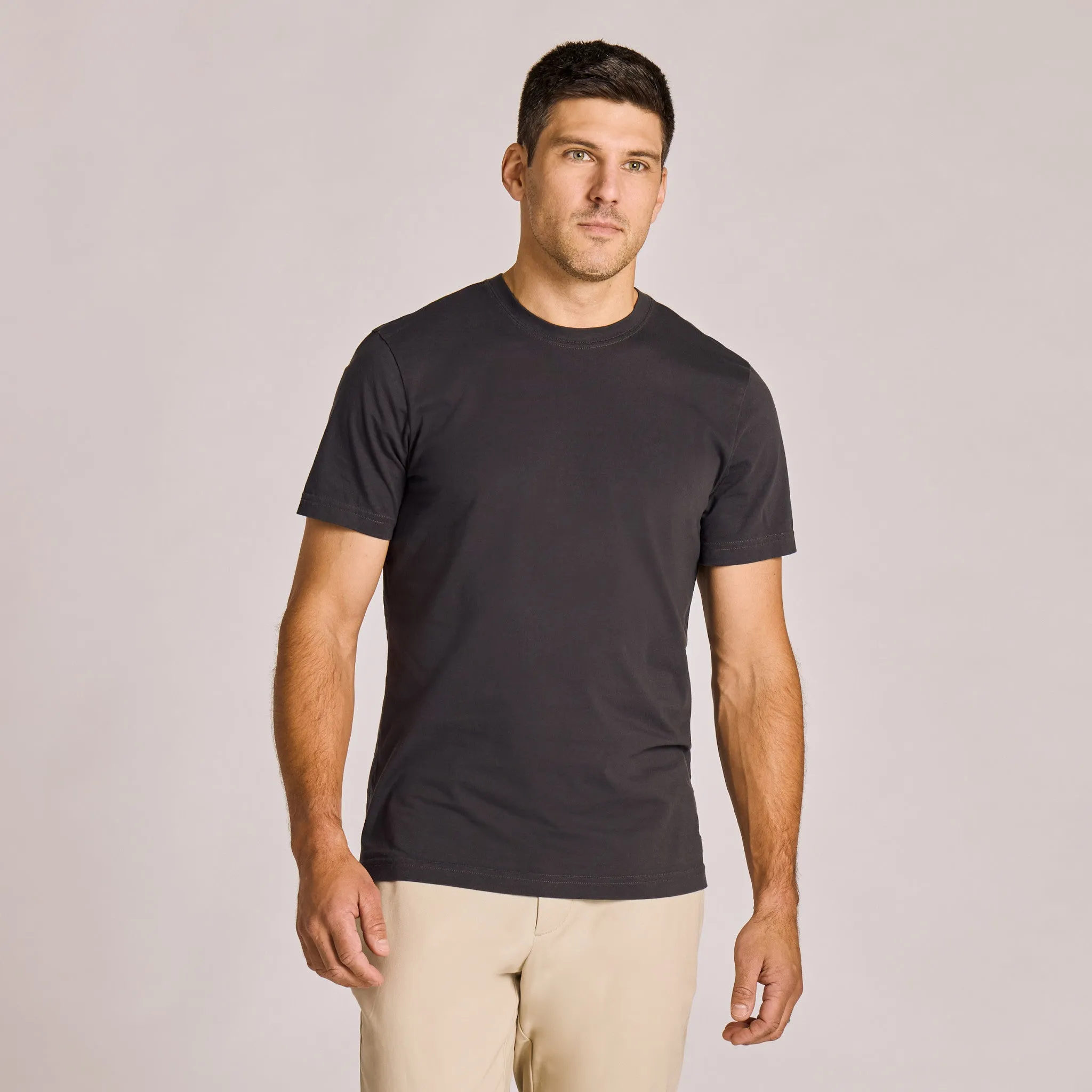 Men's Solid Short Sleeve Pima Cotton Slim Fit Tee sold by Life is Good product image thumbnail 4