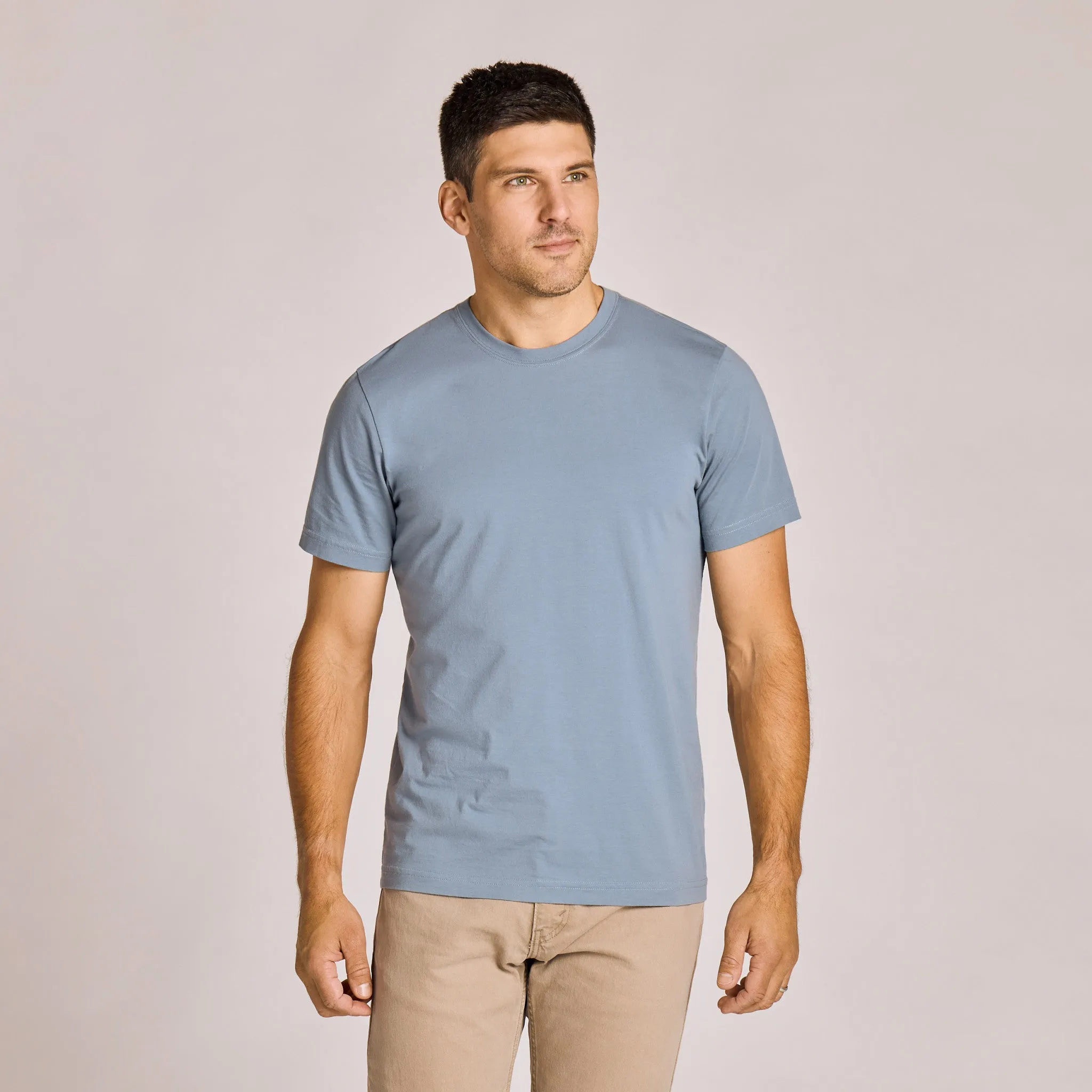 Men's Solid Short Sleeve Pima Cotton Slim Fit Tee sold by Life is Good