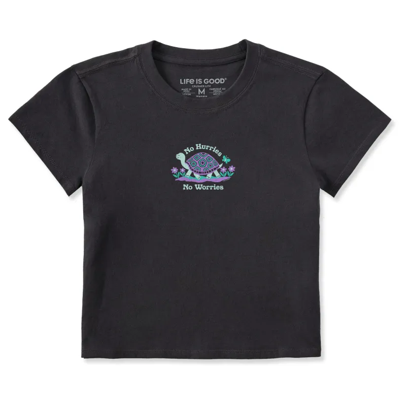 Women's No Hurries No Worries Crusher-LITE Shrunken Tee made by Life is Good