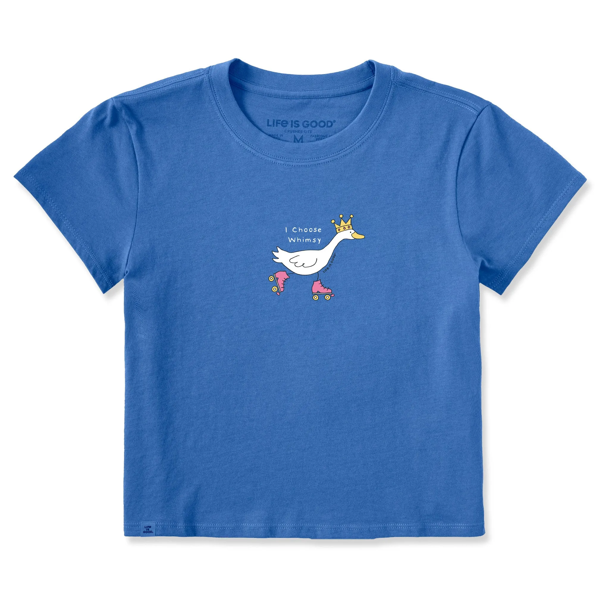 Women's I Choose Whimsy Crusher-LITE Shrunken Tee sold by Life is Good