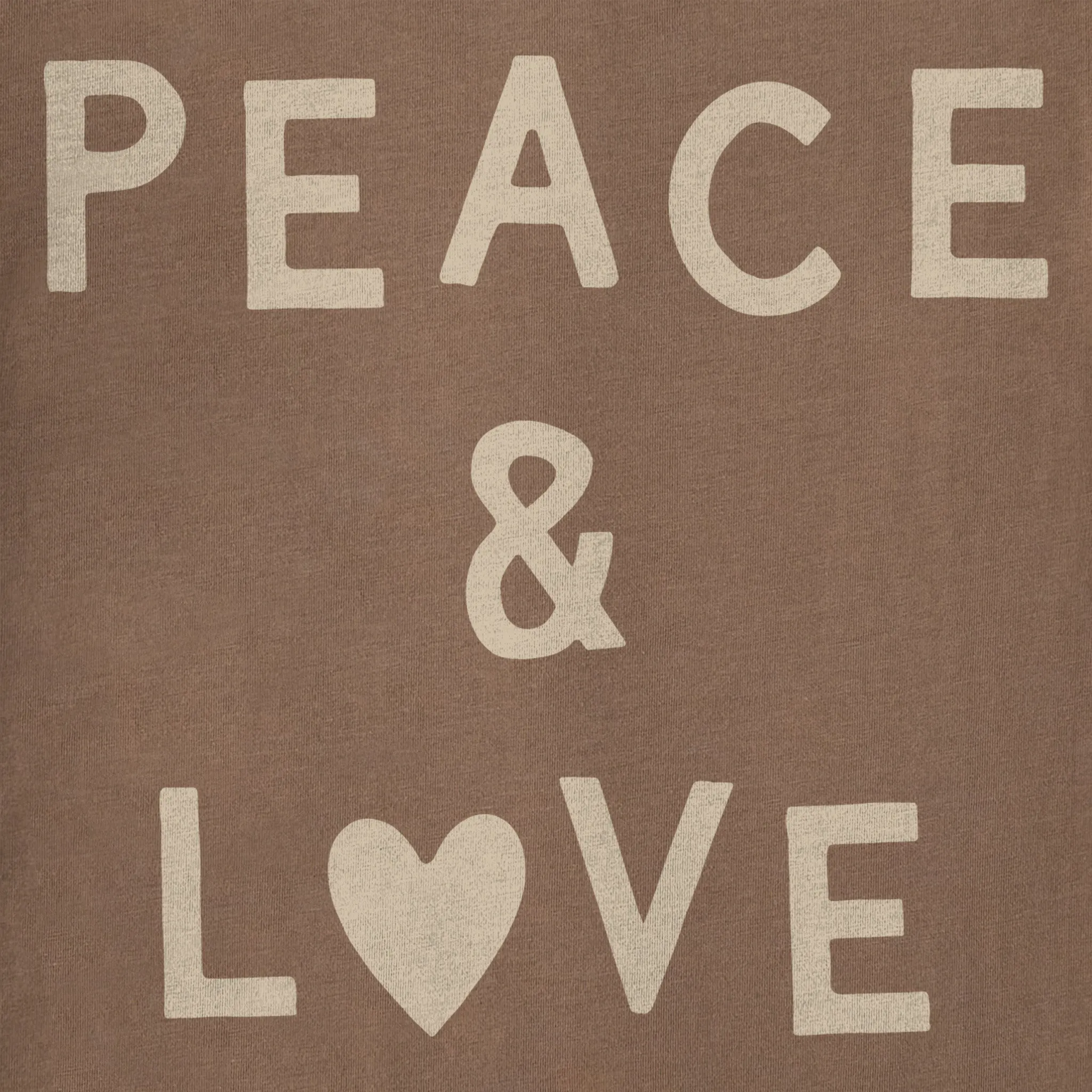 Women's Peace & Love Jumble Crusher-LITE Shrunken Tee sold by Life is Good product image thumbnail 2