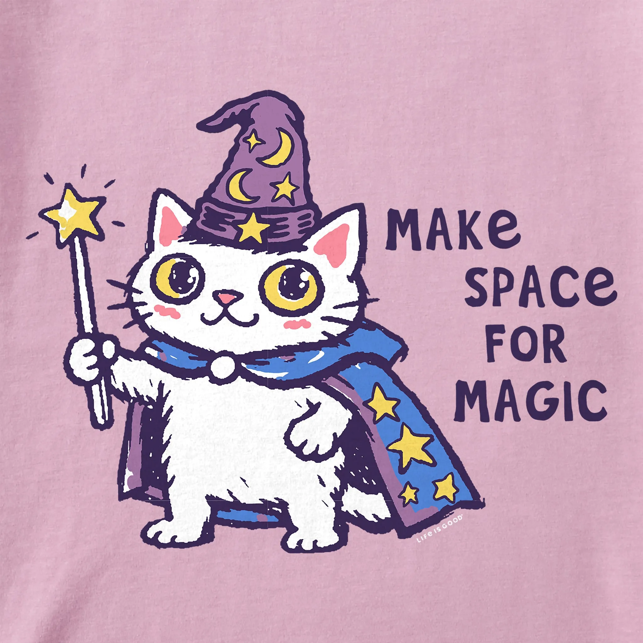 Women's Make Space for Magic Short Sleeve Crusher Boxy Tee sold by Life is Good product image thumbnail 2