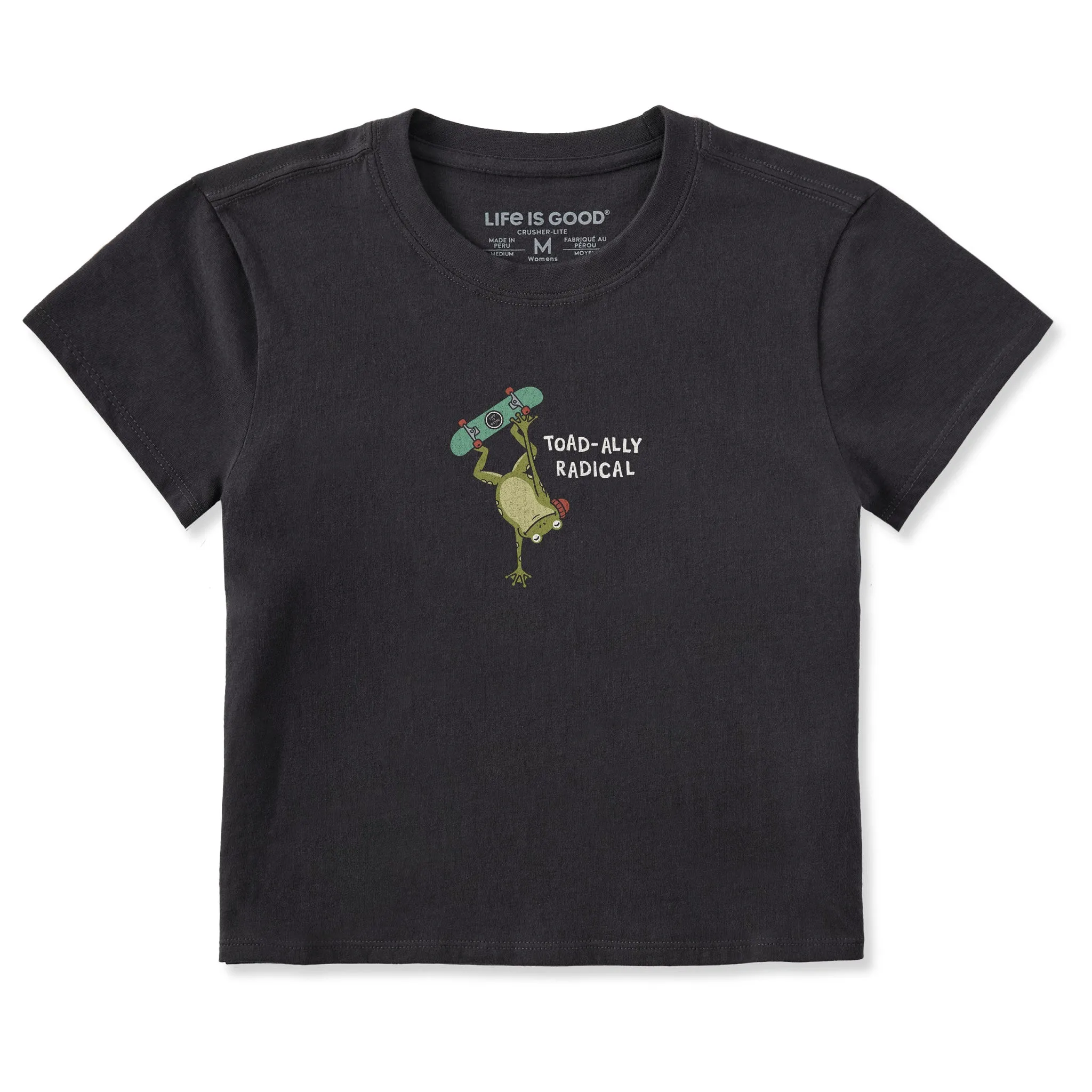 Women's Toad-ally Radical Crusher-LITE Shrunken Tee sold by Life is Good