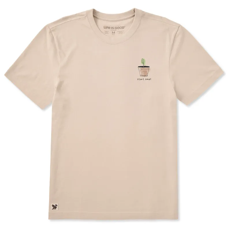 Men's Start Small Short Sleeve Crusher Tee made by Life is Good