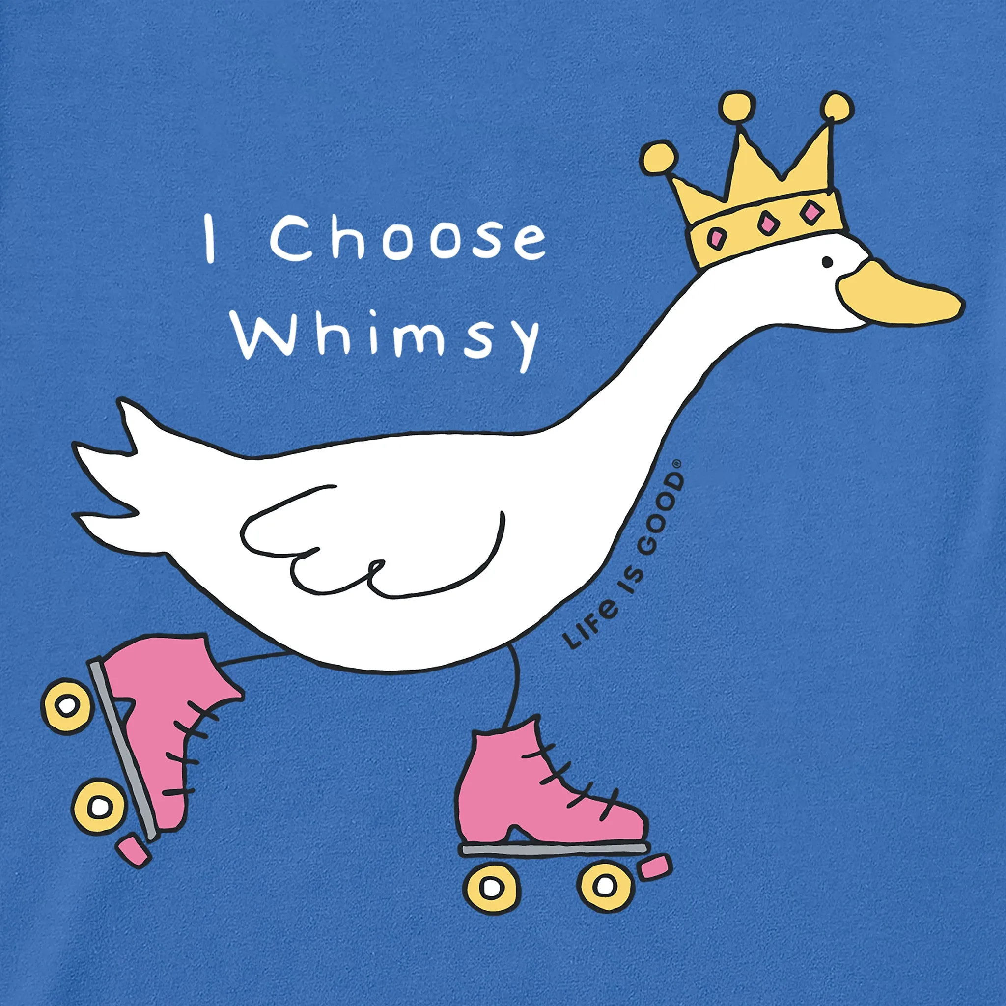 Women's I Choose Whimsy Short Sleeve Crusher Boxy Tee sold by Life is Good product image thumbnail 2