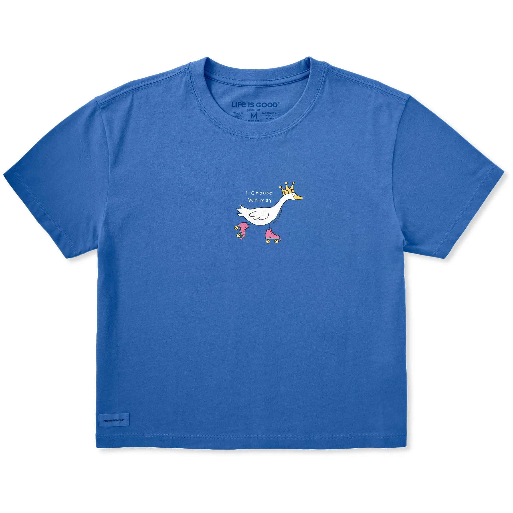 Women's I Choose Whimsy Short Sleeve Crusher Boxy Tee sold by Life is Good