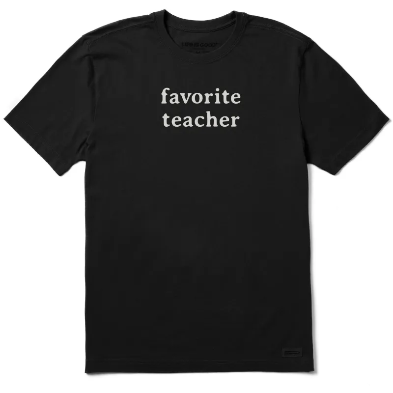 Men's Favorite Teacher Short Sleeve Crusher Tee made by Life is Good
