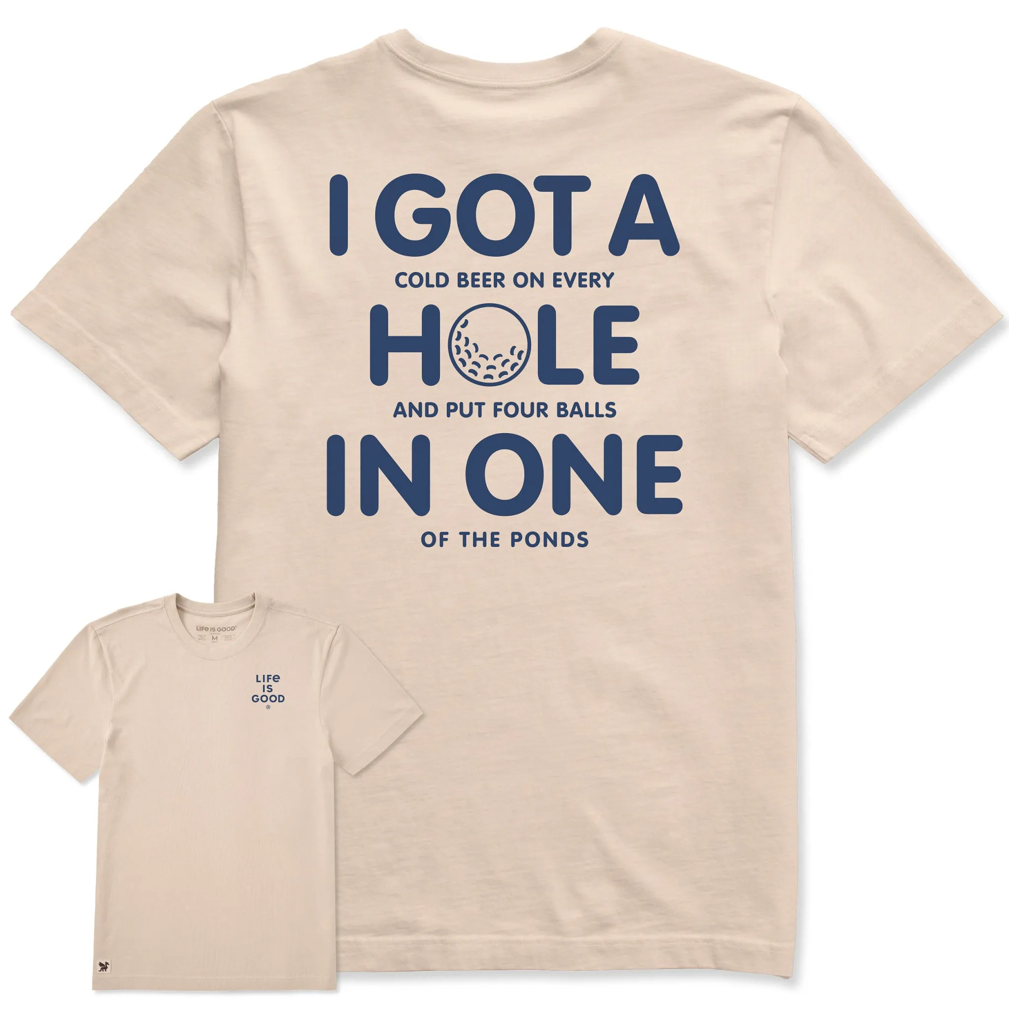 Men's Bert's Hole in One Short Sleeve Crusher Tee sold by Life is Good product image thumbnail 4