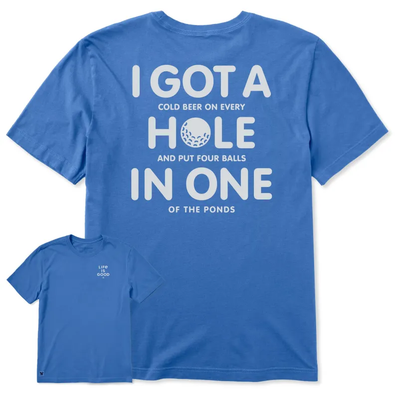 Men's Bert's Hole in One Short Sleeve Crusher Tee made by Life is Good