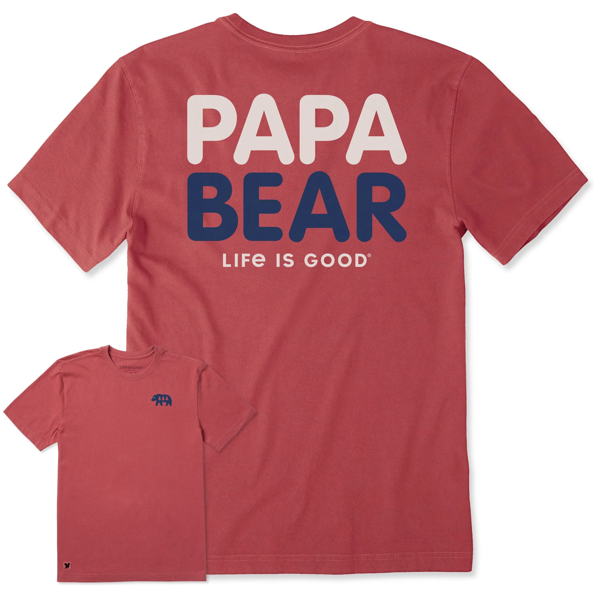Men's Bert's Papa Bear Short Sleeve Crusher Tee sold by Life is Good product image thumbnail 4