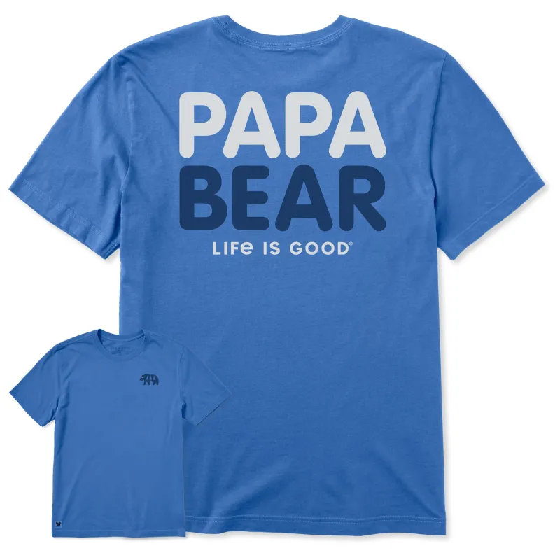 Men's Bert's Papa Bear Short Sleeve Crusher Tee made by Life is Good