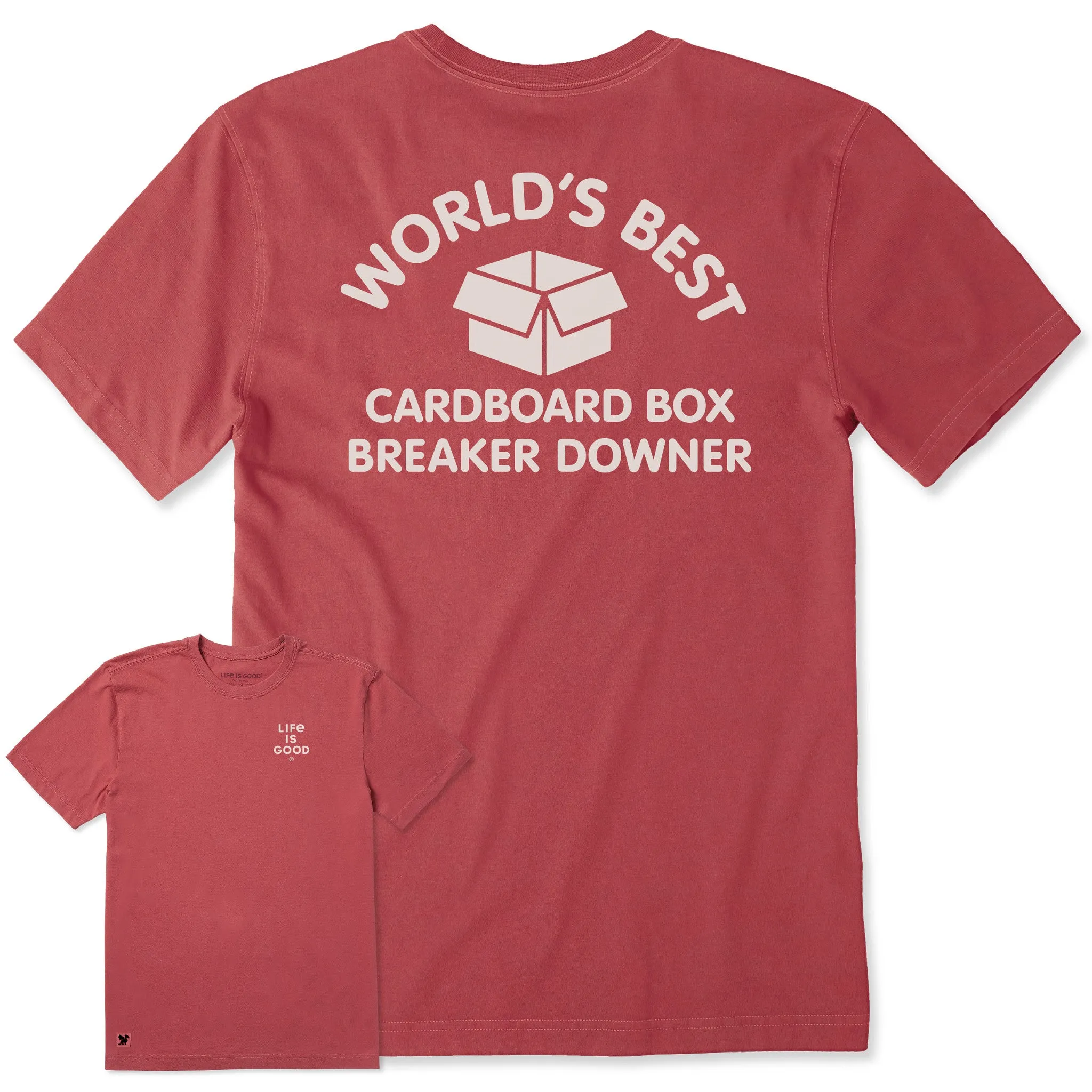 Men's Bert's Cardboard Short Sleeve Crusher Tee sold by Life is Good product image thumbnail 4