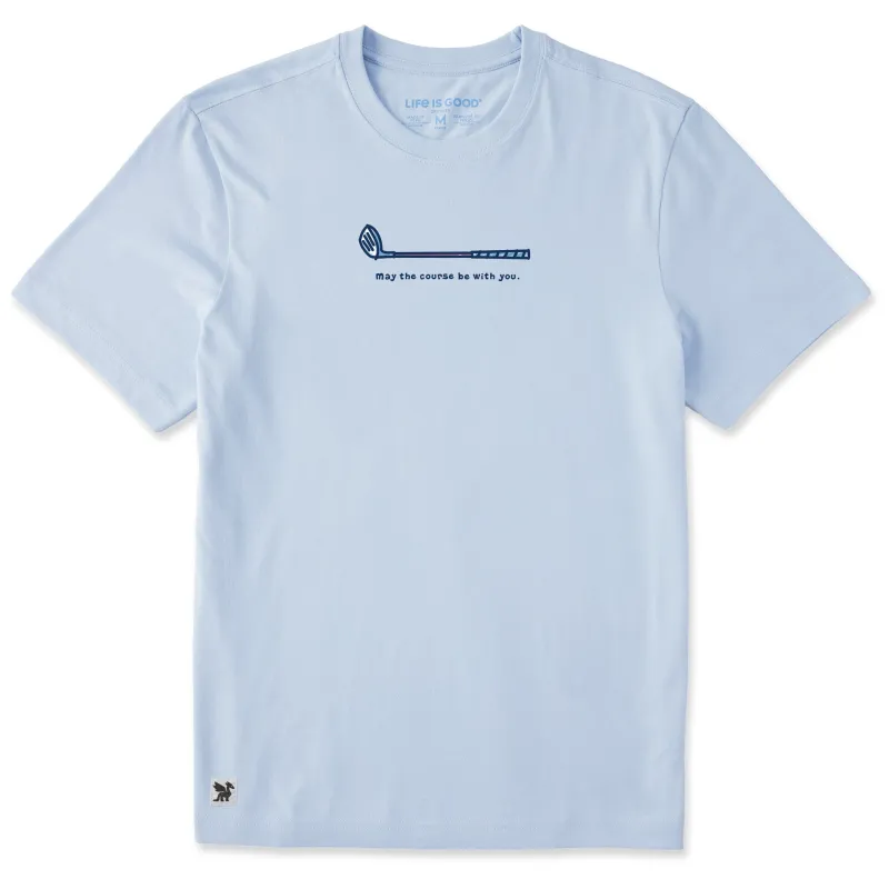 Men's May the course golf club Short Sleeve Crusher Tee made by Life is Good