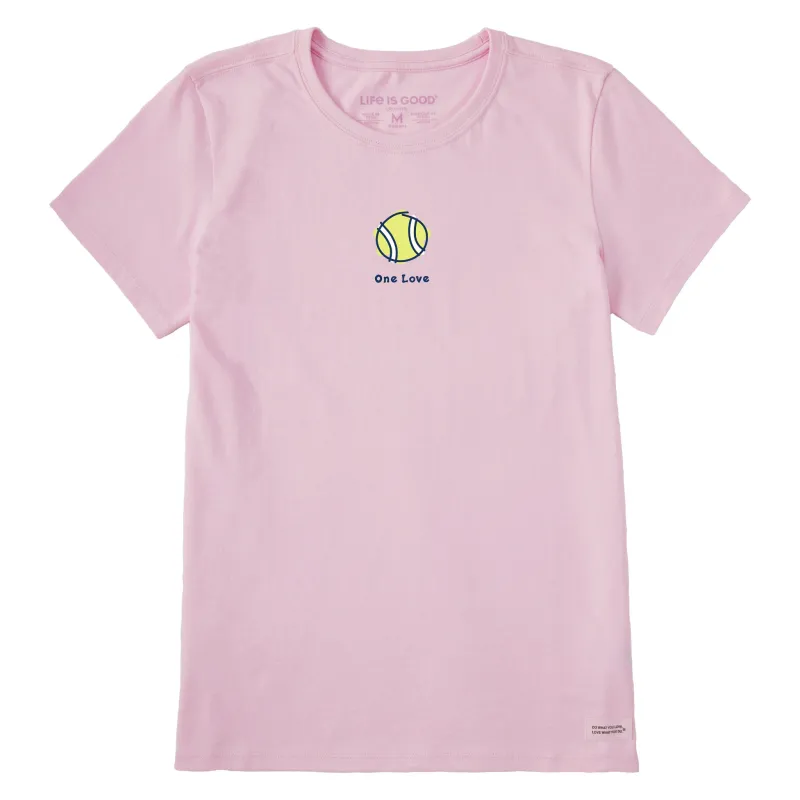 Women's One Love Tennis Short Sleeve Crusher Tee made by Life is Good