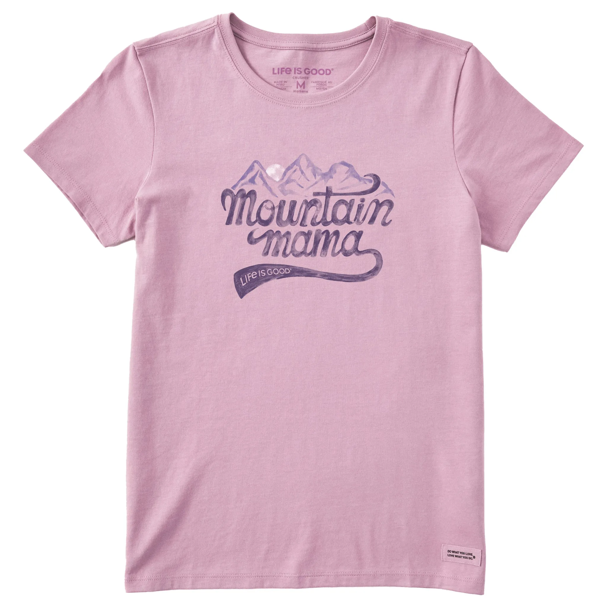 Women's Mountain Mama Short Sleeve Crusher Tee sold by Life is Good