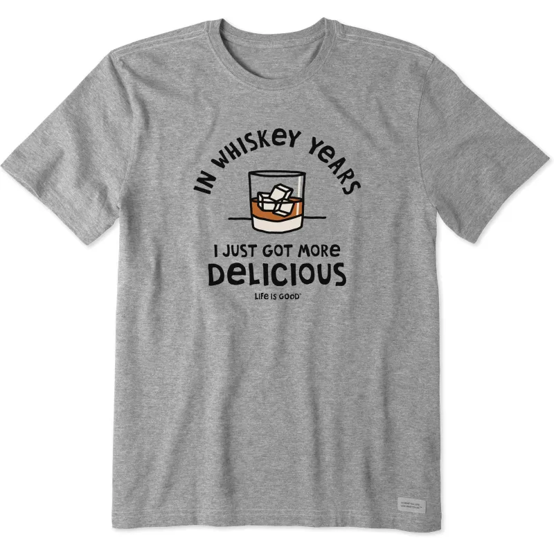 Men's Whiskey Years Short Sleeve Crusher Tee made by Life is Good