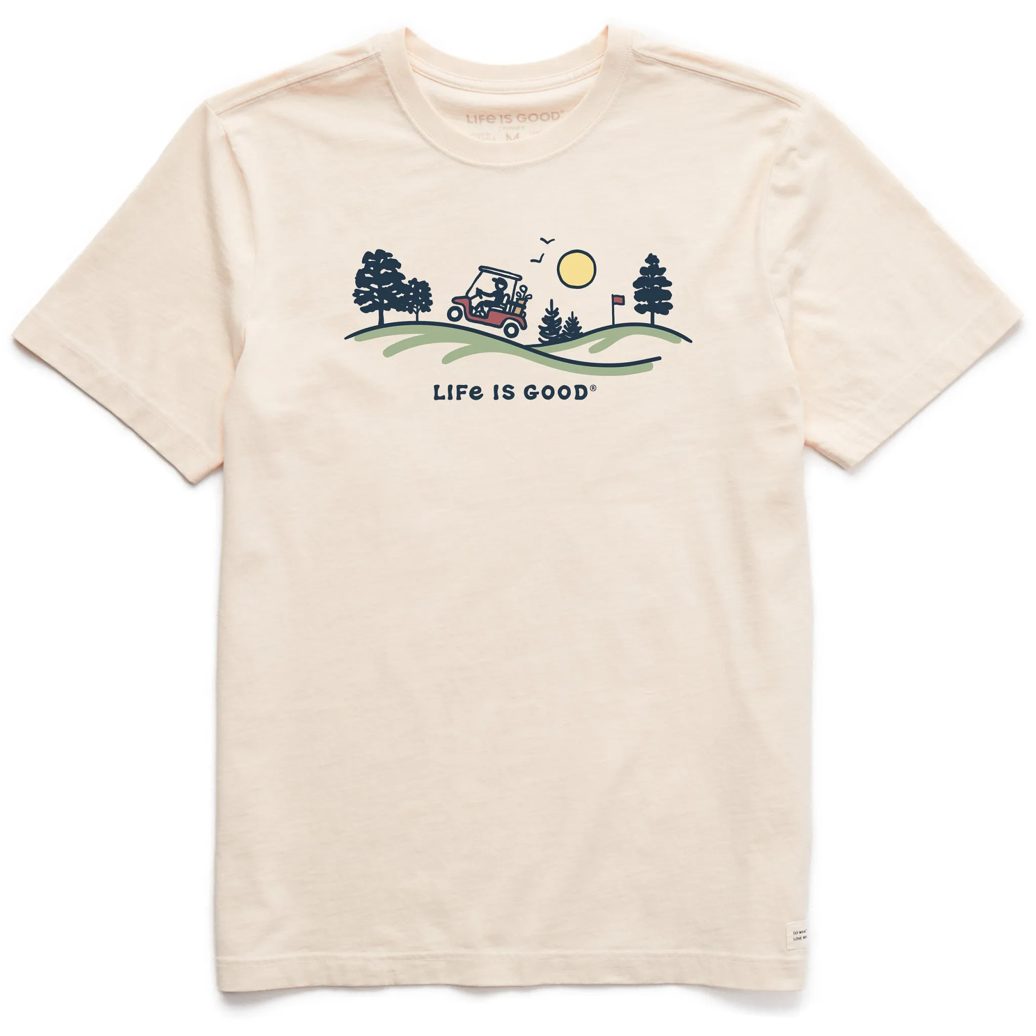 Men's Golf Cart Vista Short Sleeve Crusher Tee sold by Life is Good