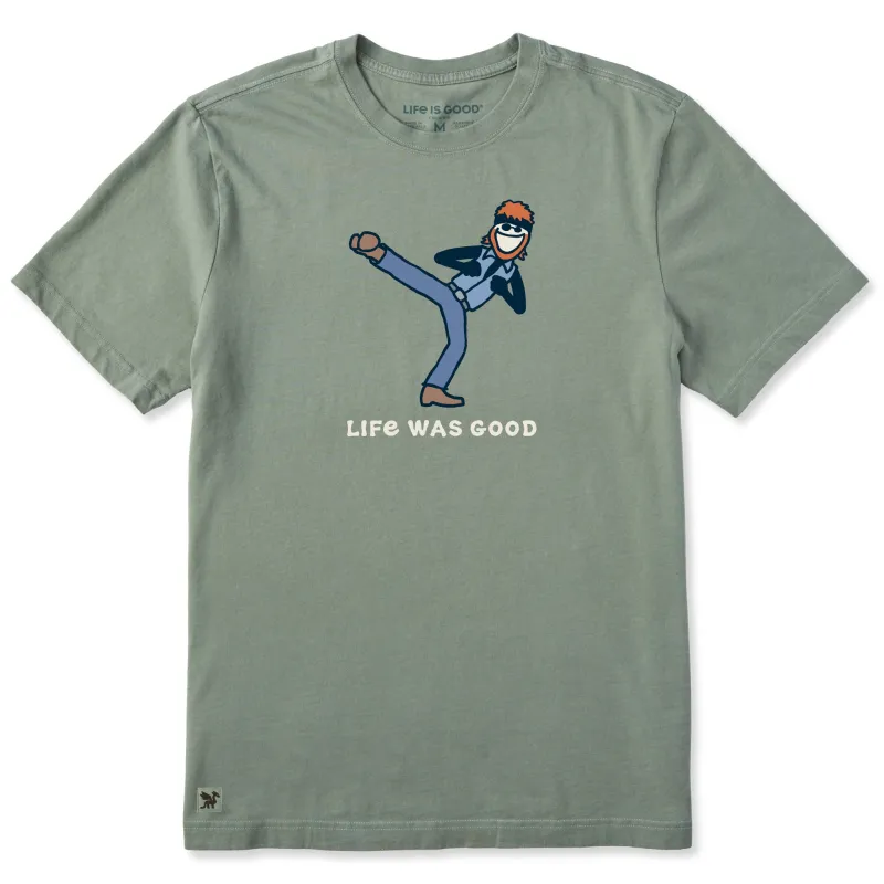 Men's Life Was Chuckin' Good Short Sleeve Crusher Tee made by Life is Good