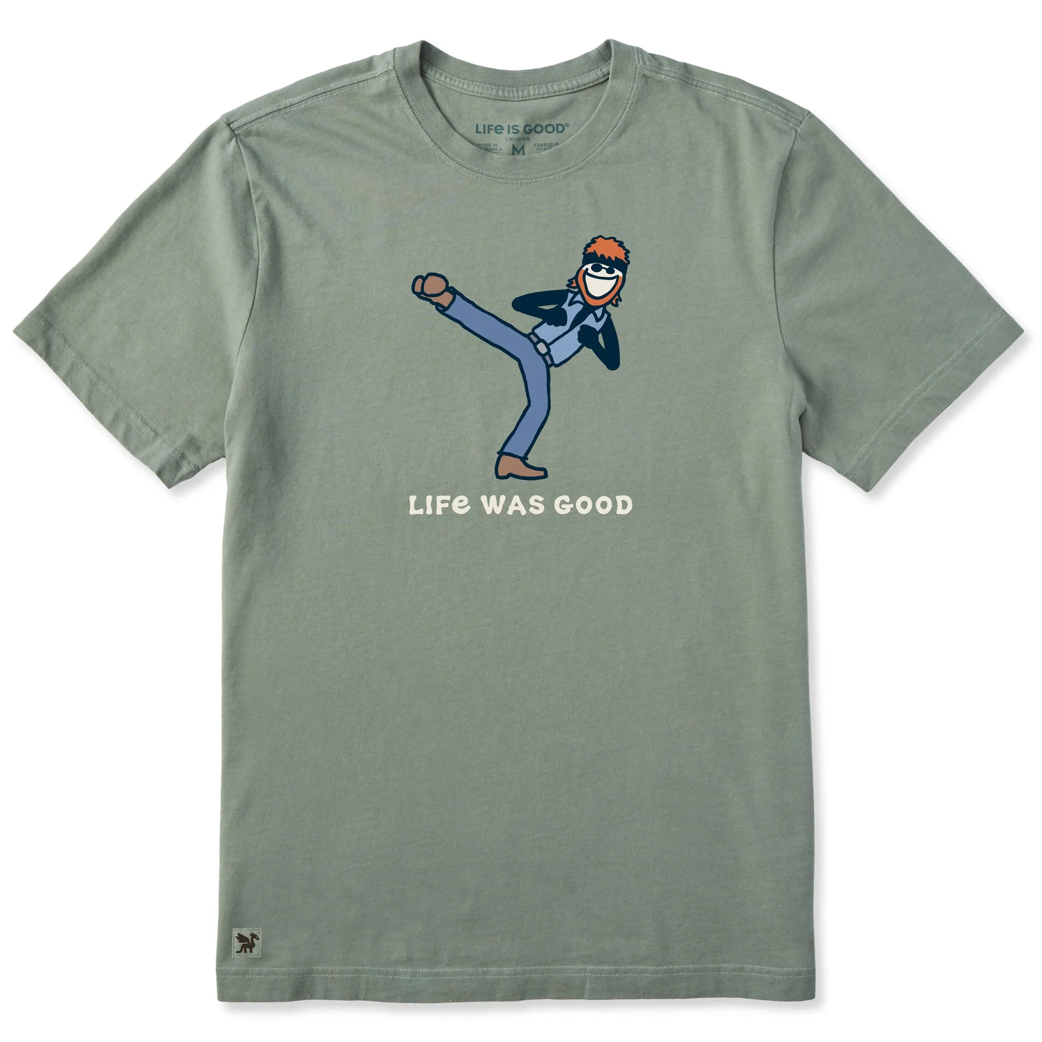 Men's Life Was Chuckin' Good Short Sleeve Crusher Tee sold by Life is Good