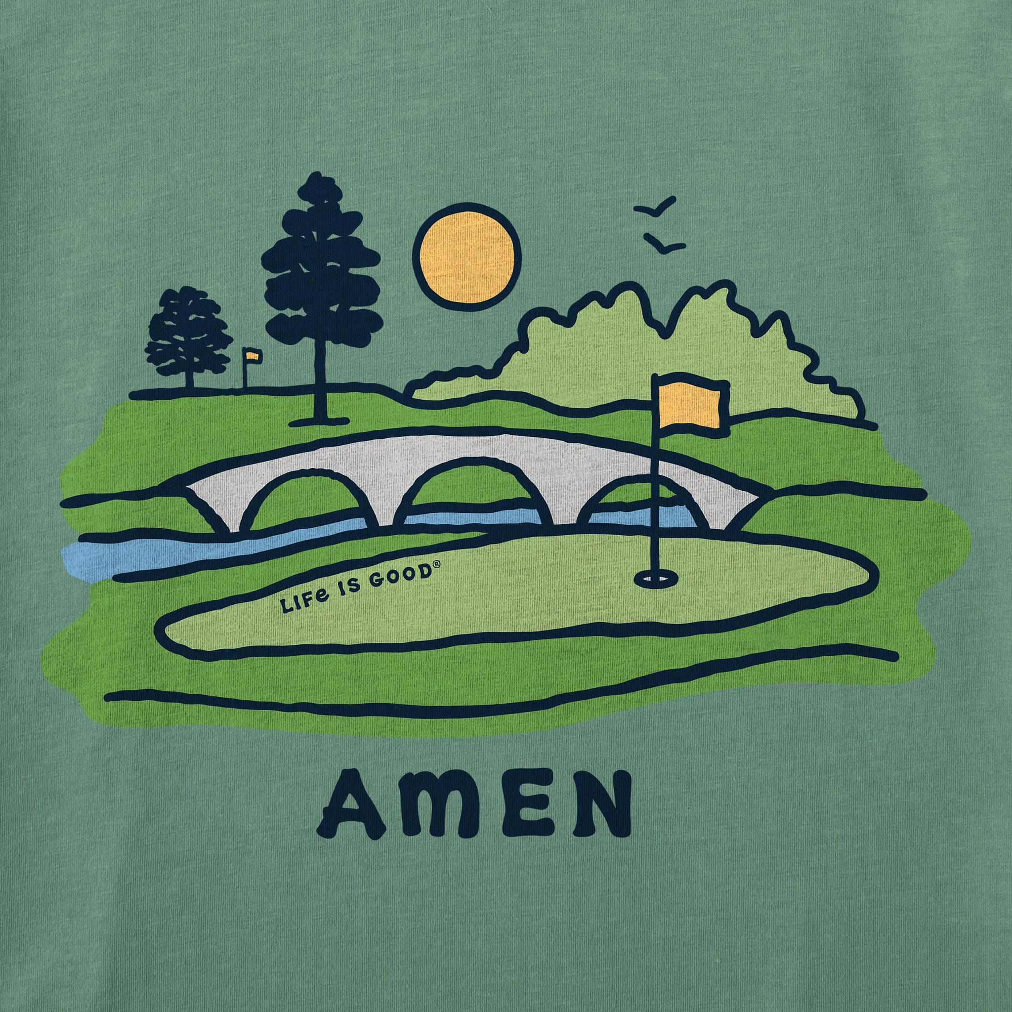 Men's Amen Corner Vista Short Sleeve Crusher Tee sold by Life is Good product image thumbnail 2