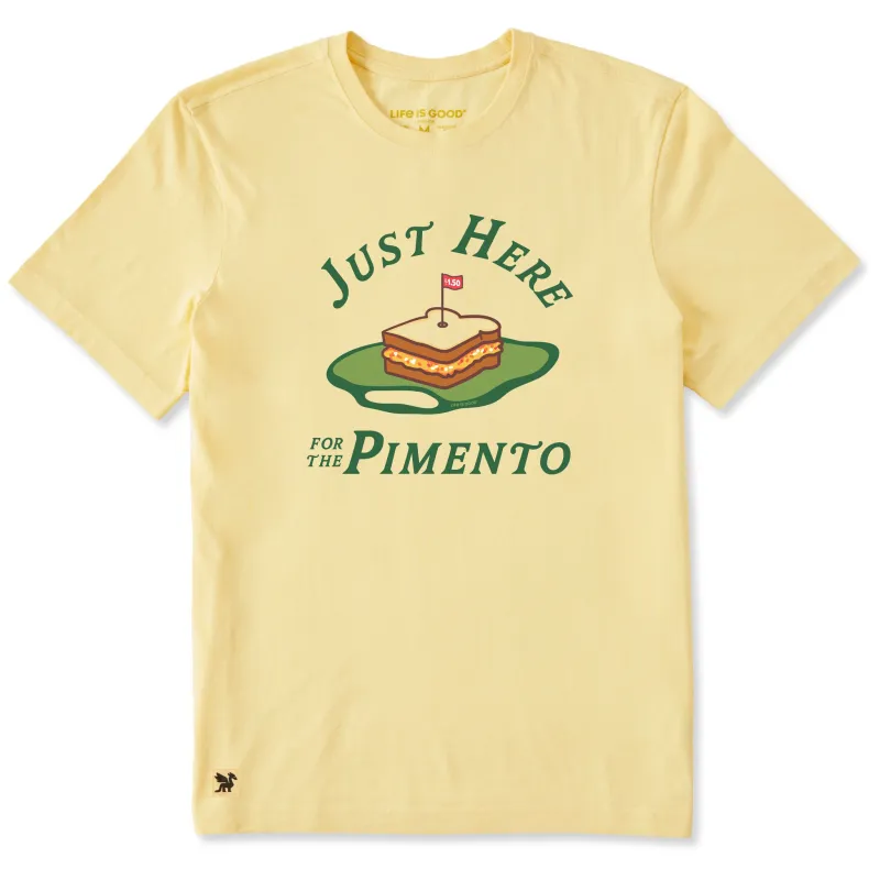 Men's Just Here for the Pimento Short Sleeve Crusher Tee made by Life is Good