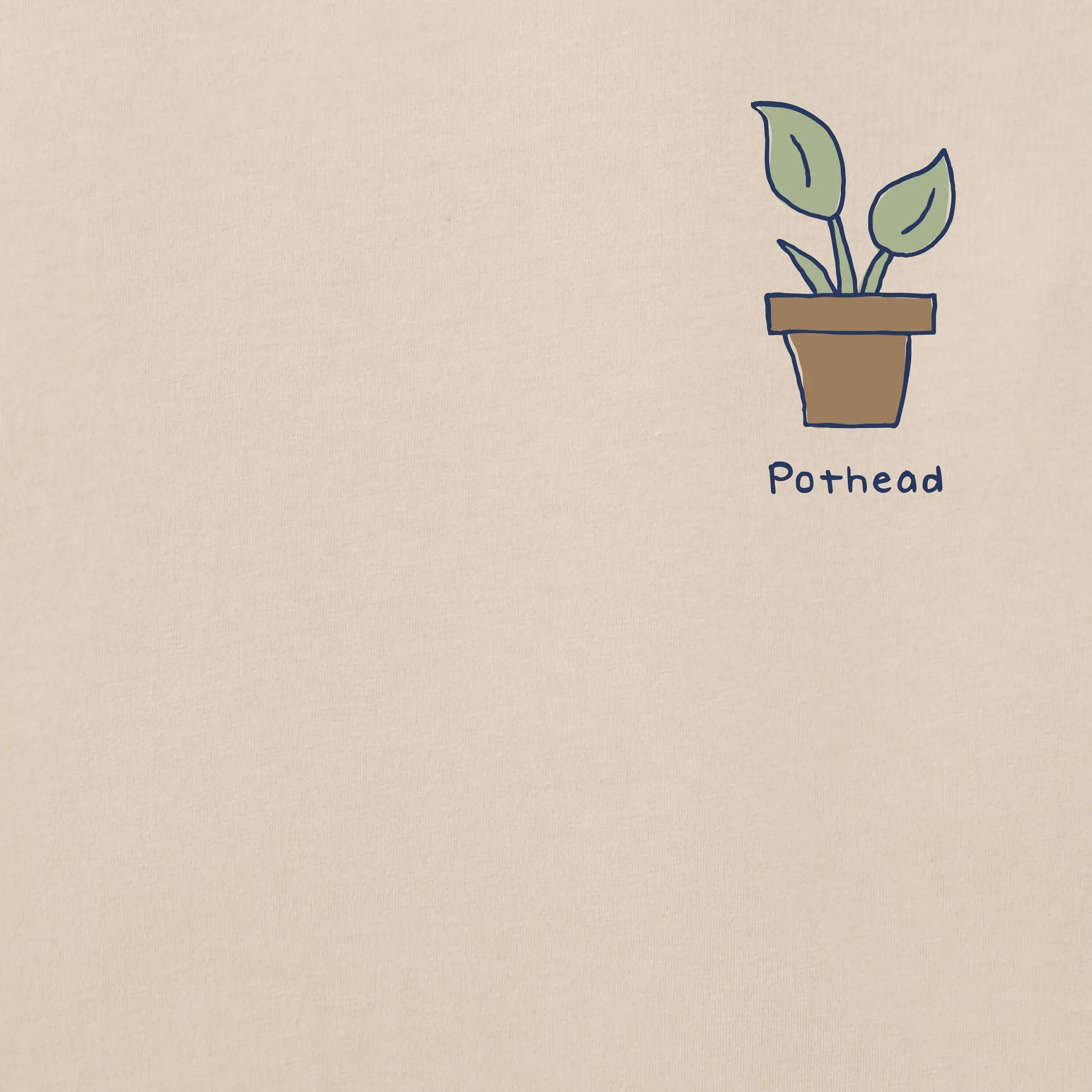 Men's Lil' Pothead Short Sleeve Crusher Tee sold by Life is Good product image thumbnail 2