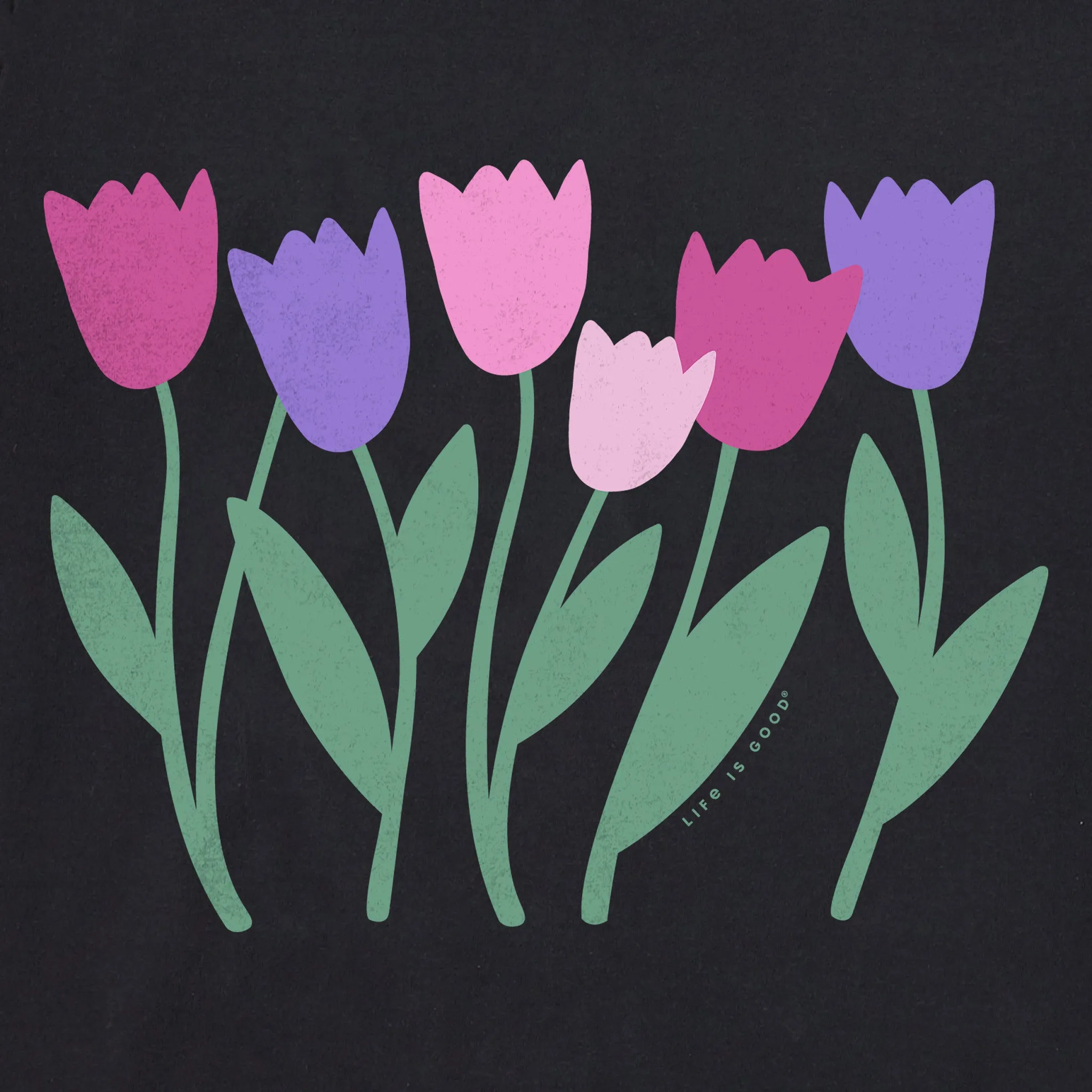 Women's Tulip Party Crusher-LITE Shrunken Tee sold by Life is Good product image thumbnail 2