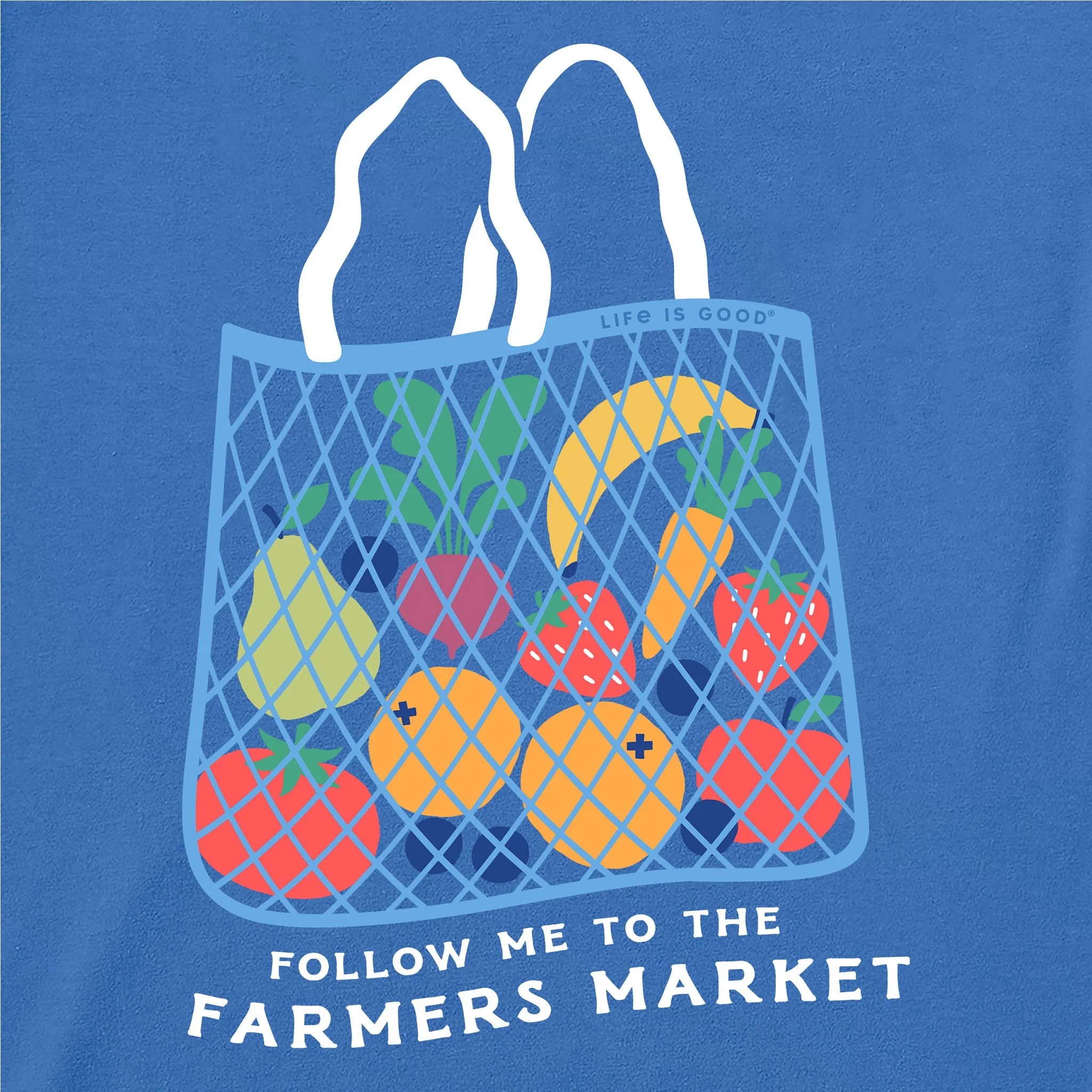 Women's Follow Me to the Farmers Market Crusher Boxy Tank sold by Life is Good product image thumbnail 2
