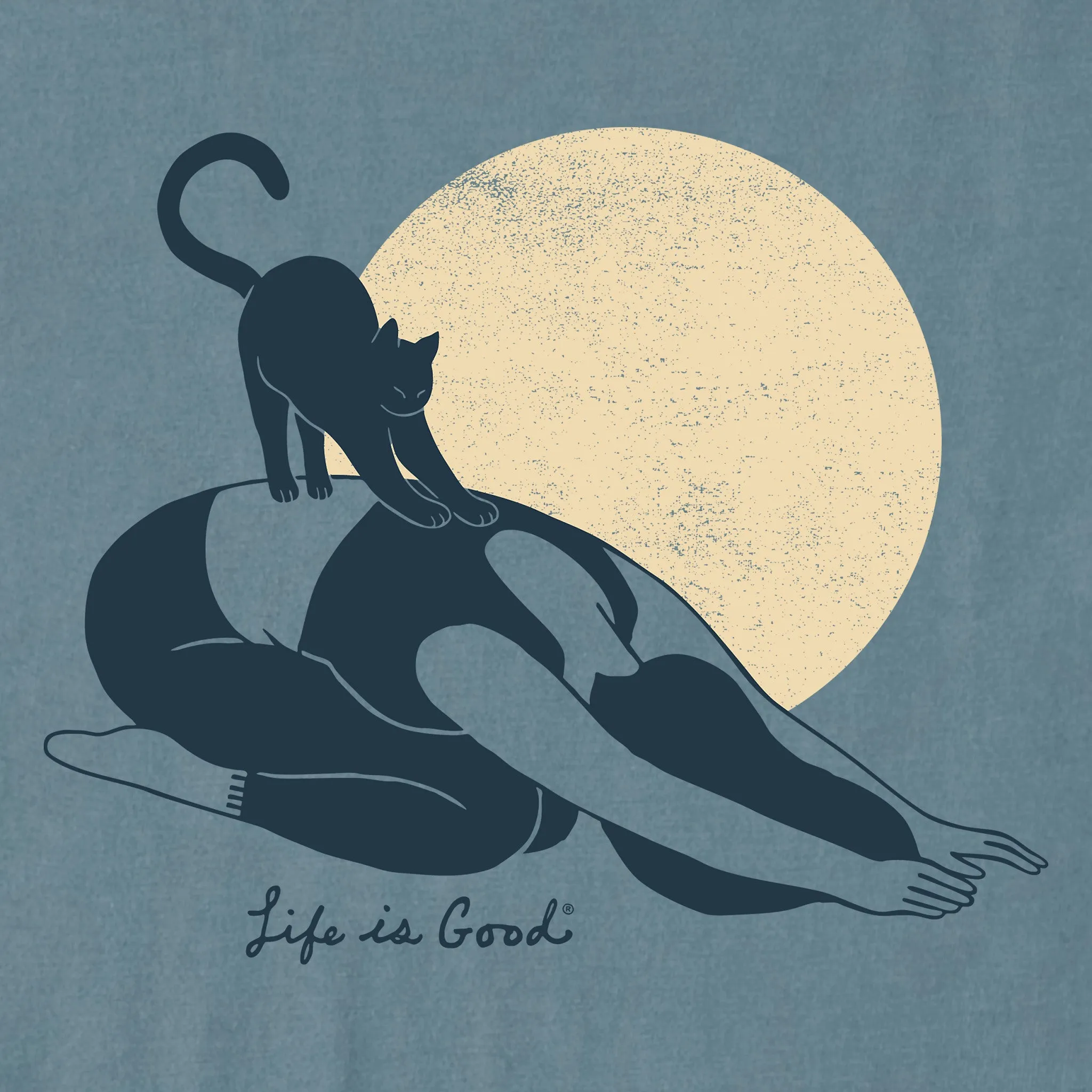 Women's Downward Cat Yoga Crusher Boxy Tank sold by Life is Good product image thumbnail 2