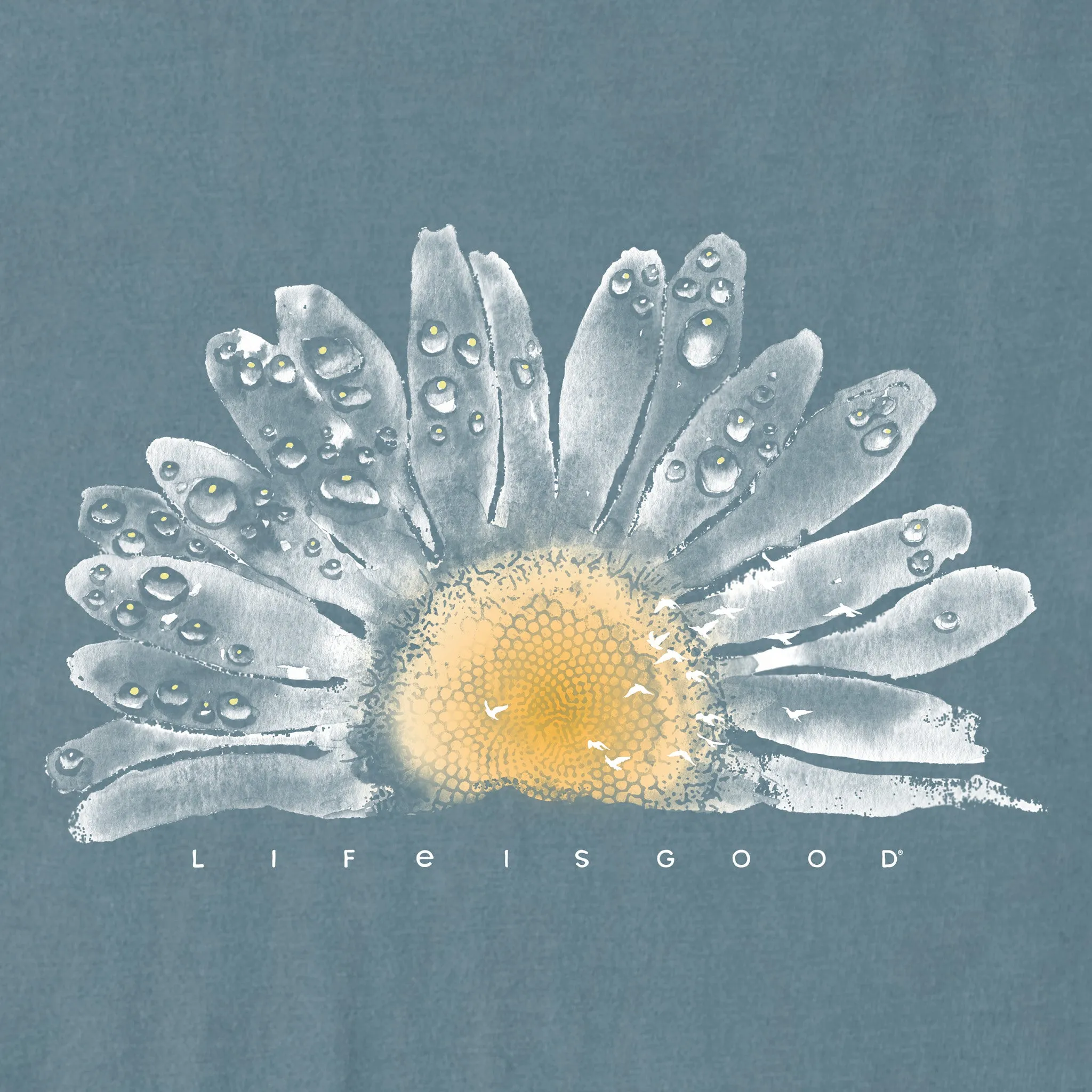 Women's Watercolor Daisy Crusher Boxy Tank sold by Life is Good product image thumbnail 2