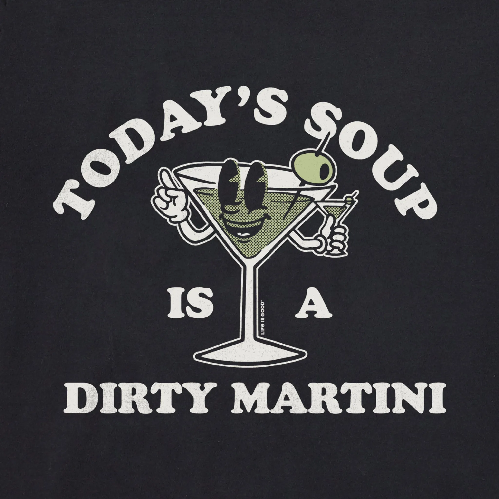 Women's Today's Soup is a Dirty Martini Crusher Boxy Tank sold by Life is Good product image thumbnail 2