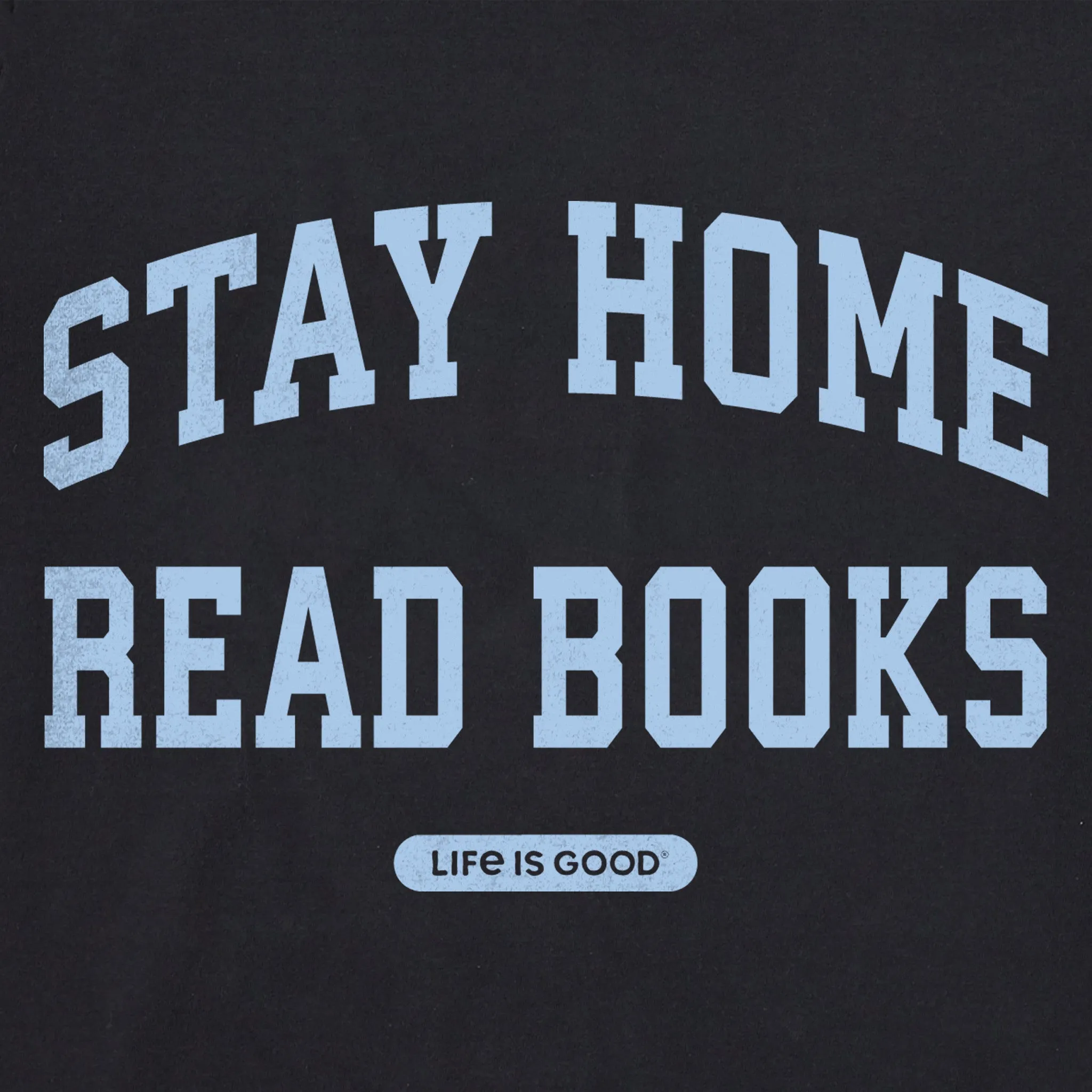 Women's Stay Home Read Books Arch Crusher Boxy Tank sold by Life is Good product image thumbnail 2
