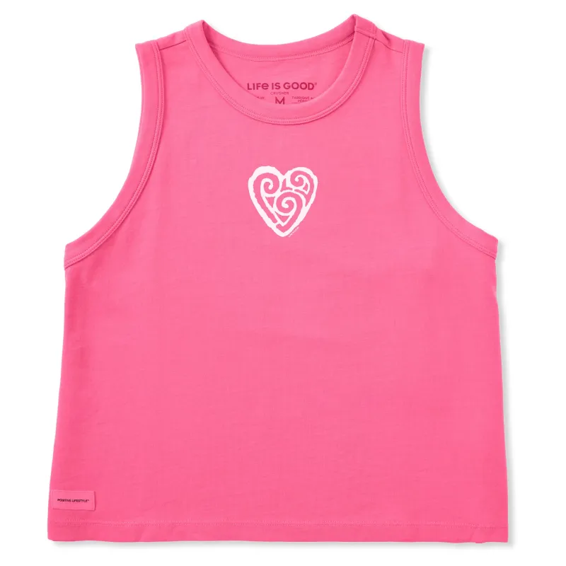 Women's Crafty Heart Crusher Boxy Tank made by Life is Good