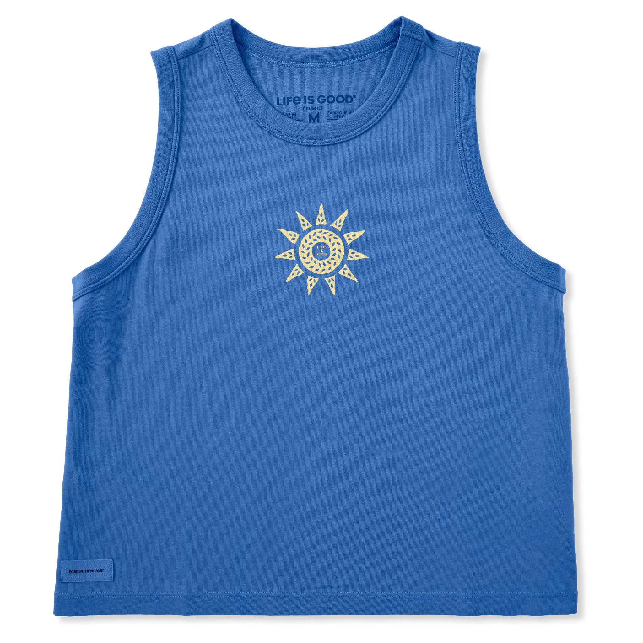 Women's Crafty Sun Crusher Boxy Tank sold by Life is Good