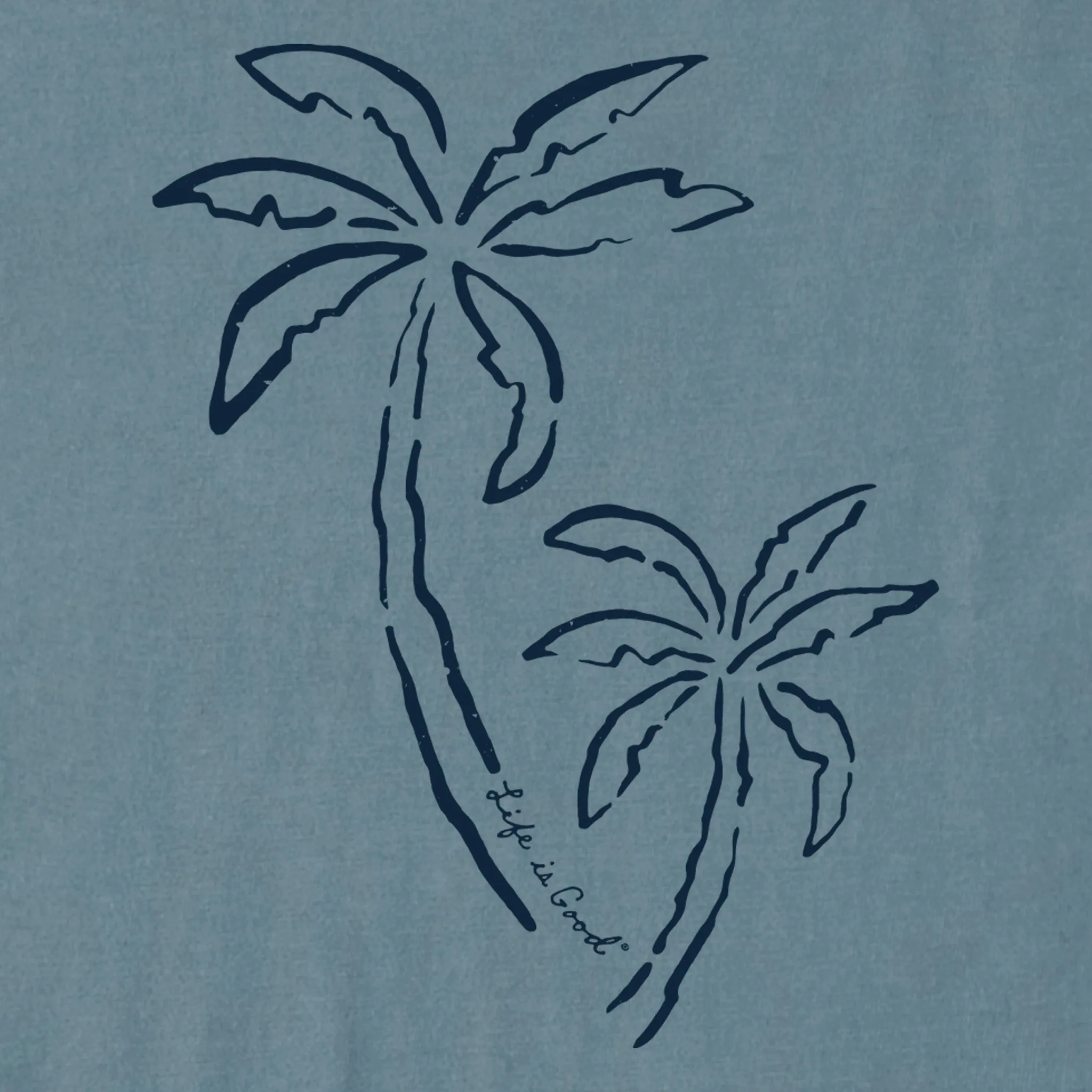 Women's Two Simple Palms Crusher Boxy Tank sold by Life is Good product image thumbnail 2