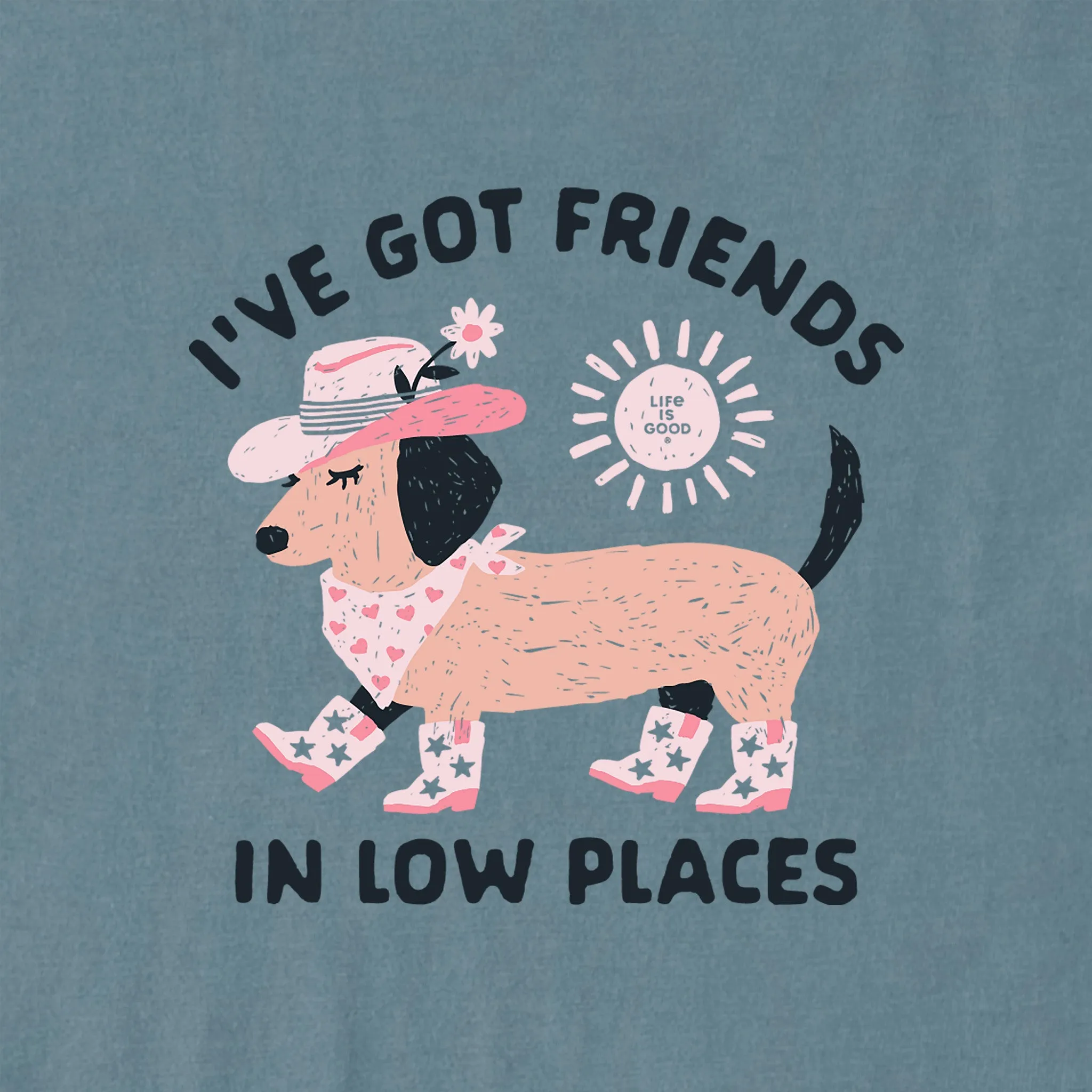 Women's Dachshund Friends Crusher Boxy Tank sold by Life is Good product image thumbnail 2