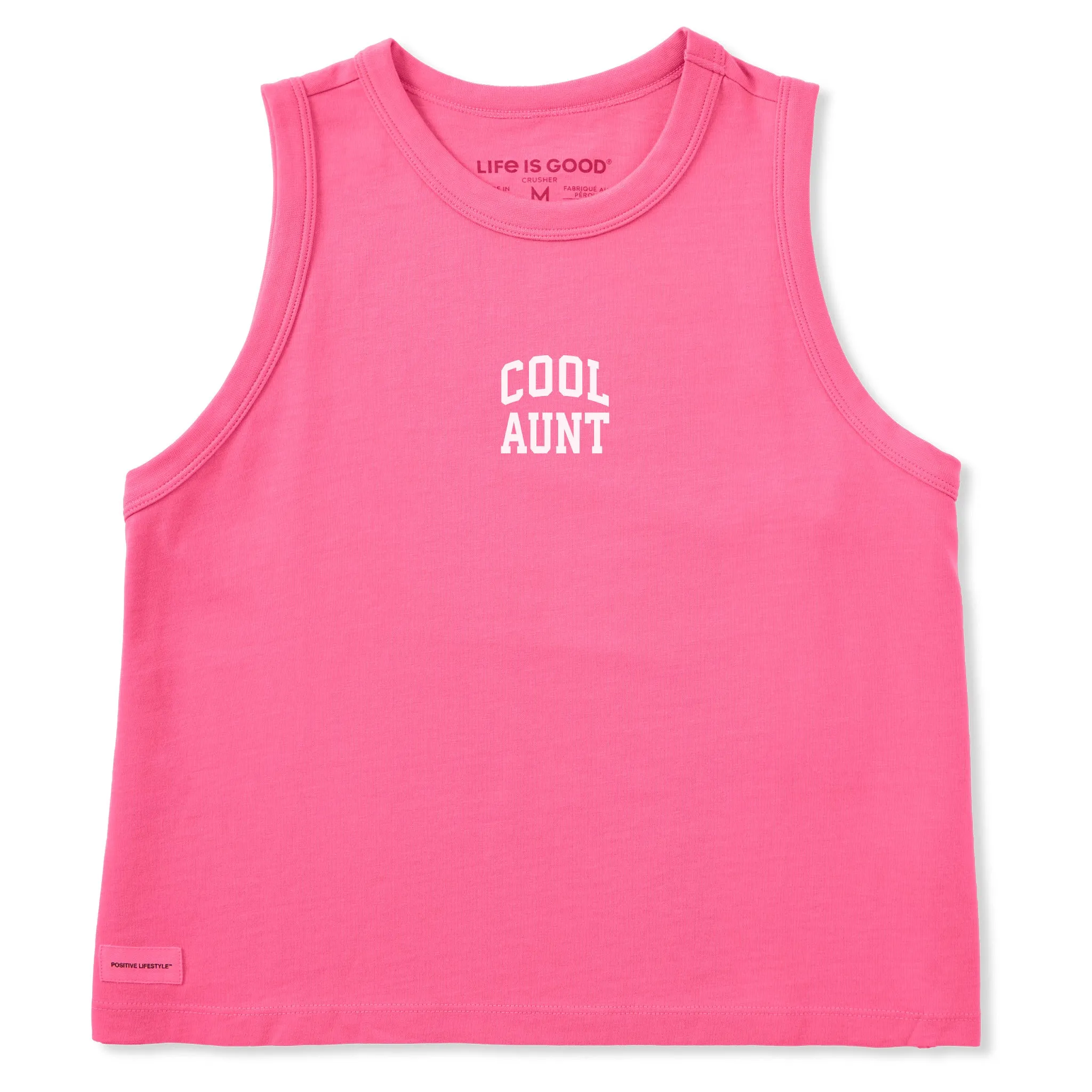 Women's Cool Aunt Arch Crusher Boxy Tank sold by Life is Good