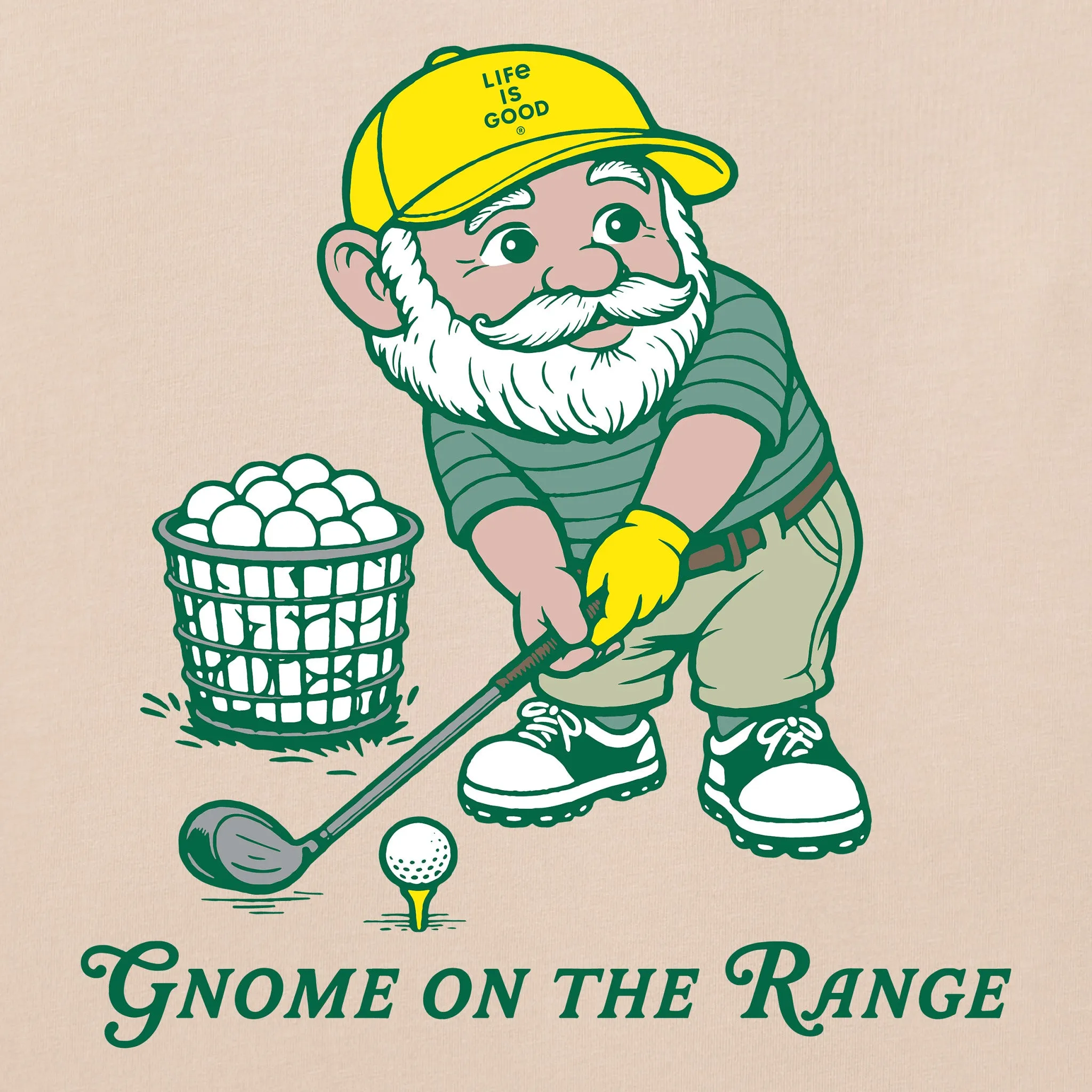 Men's Gnome on the Range Augusta Short Sleeve Crusher Tee sold by Life is Good product image thumbnail 2