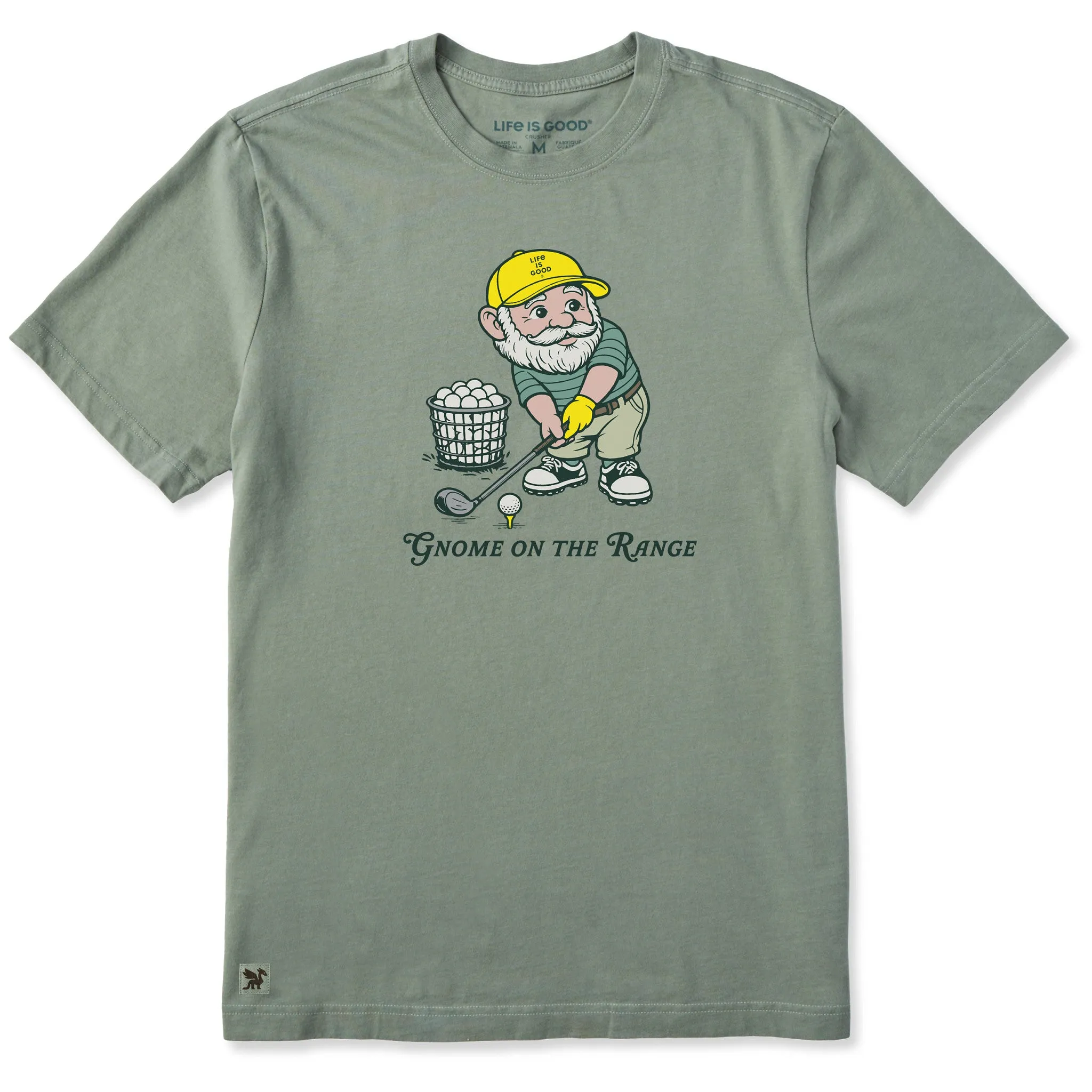 Men's Gnome on the Range Augusta Short Sleeve Crusher Tee sold by Life is Good product image thumbnail 3