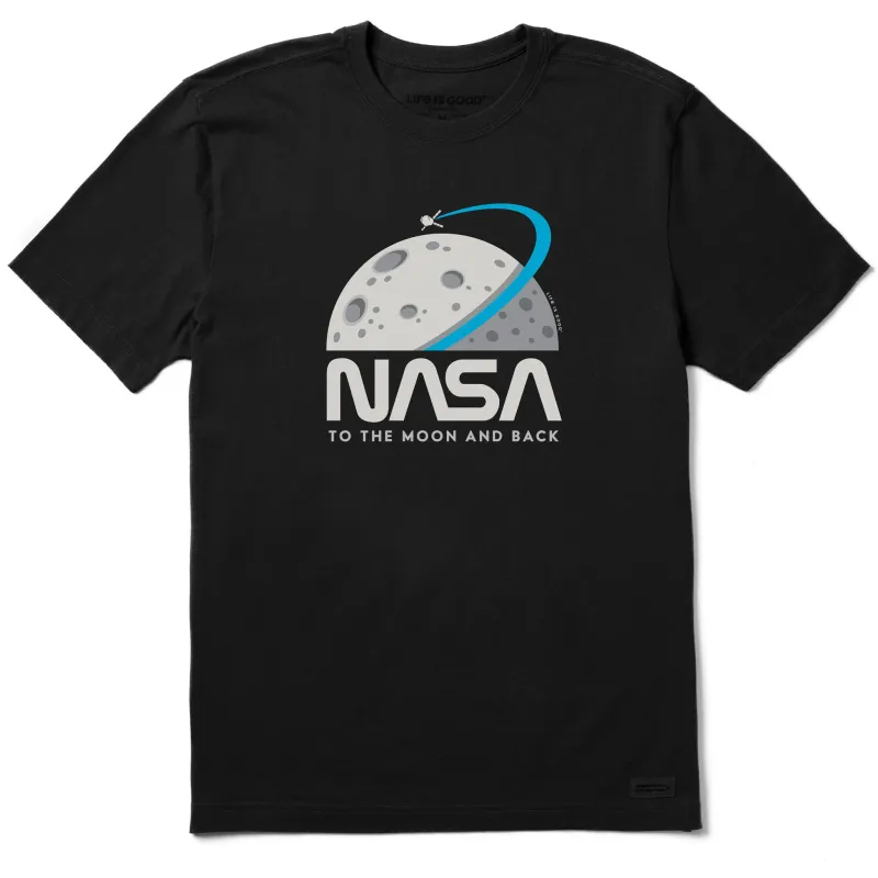 Men's NASA To the Moon and Back Short Sleeve Crusher Tee made by Life is Good