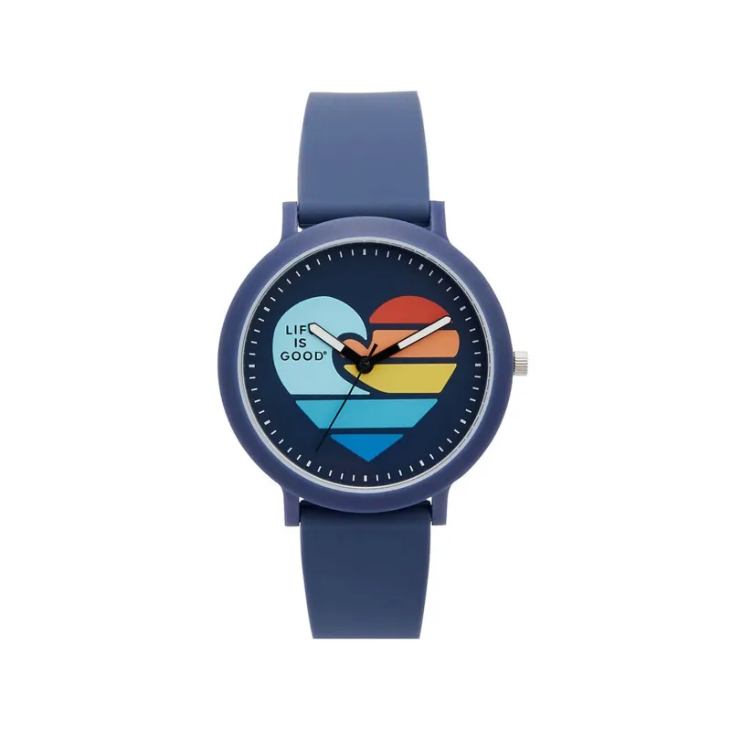 Wave Heart Eco Color Pop Watch made by Speidel
